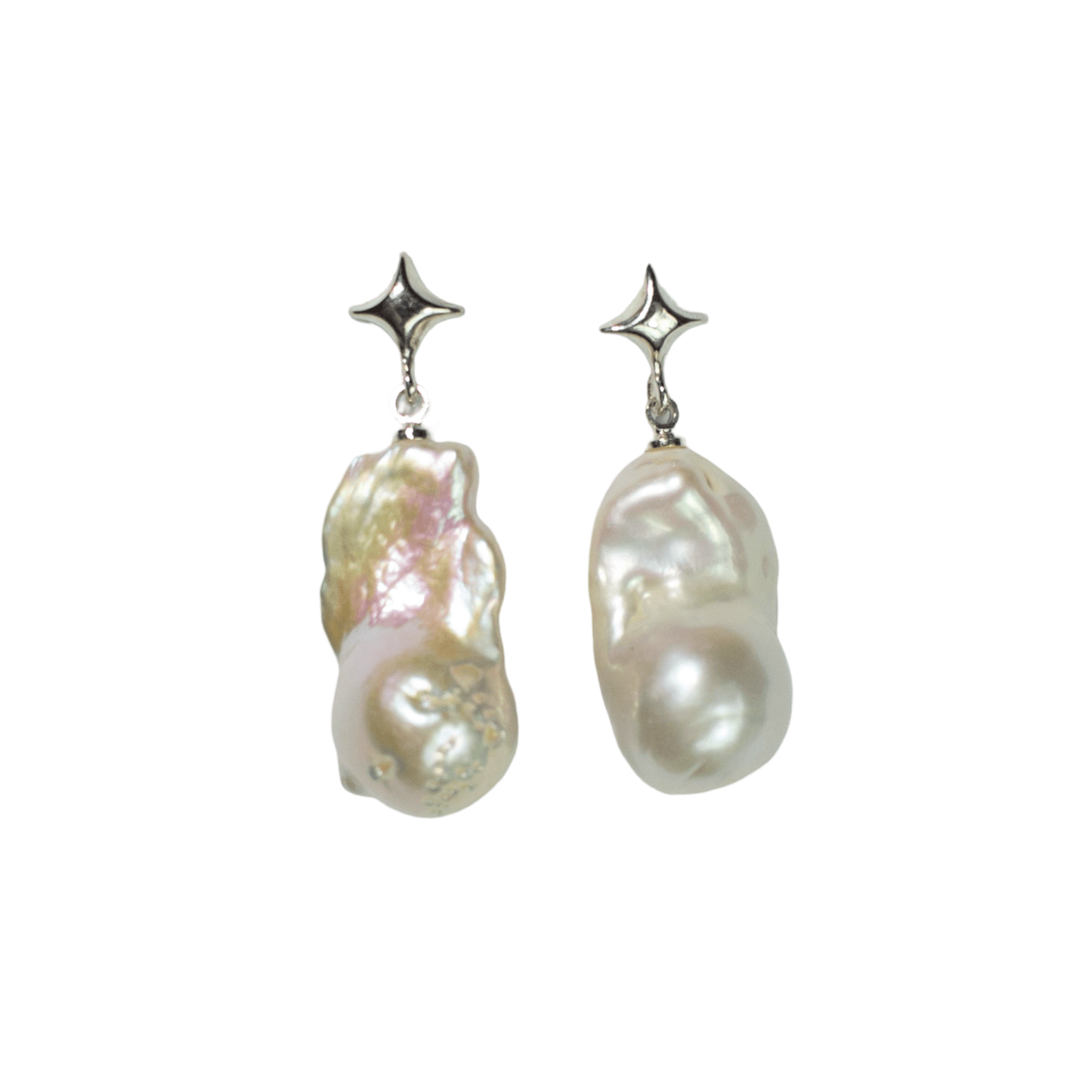 Cosmic Baroque Pearl Earring