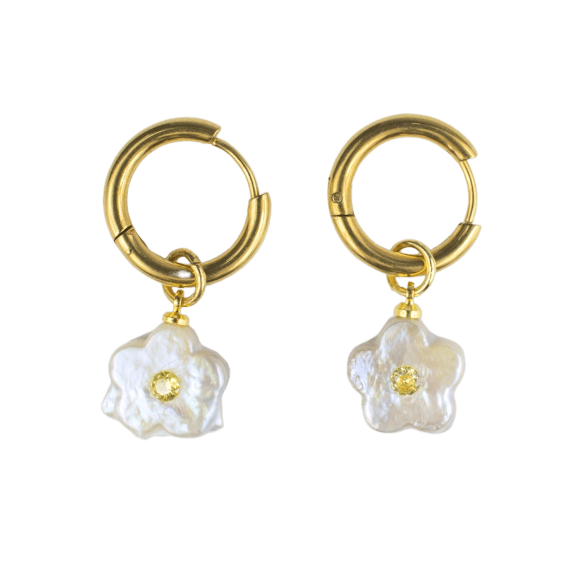 Enchanted Hoop Earrings - Gold
