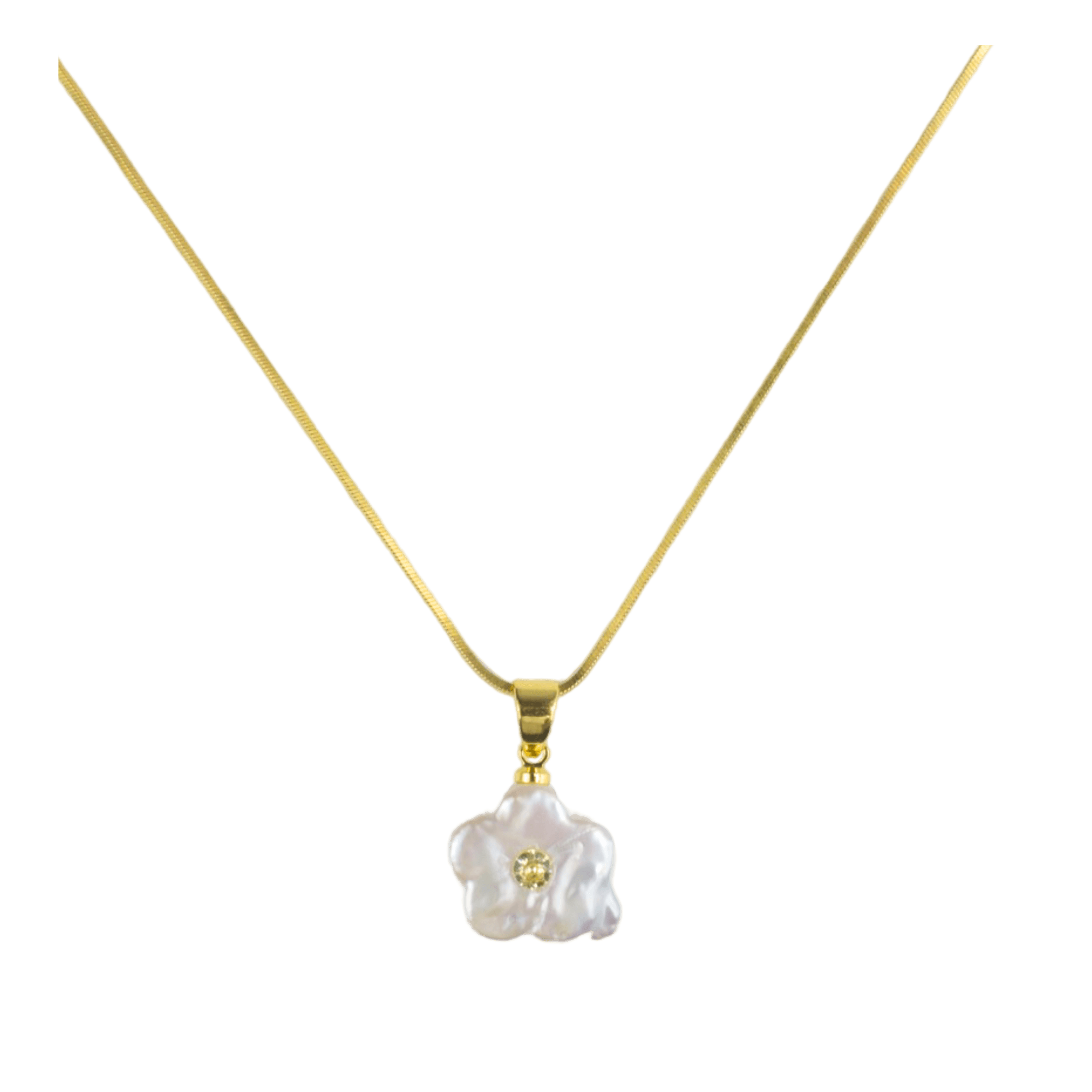 Enchanted Pearl Necklace - Gold