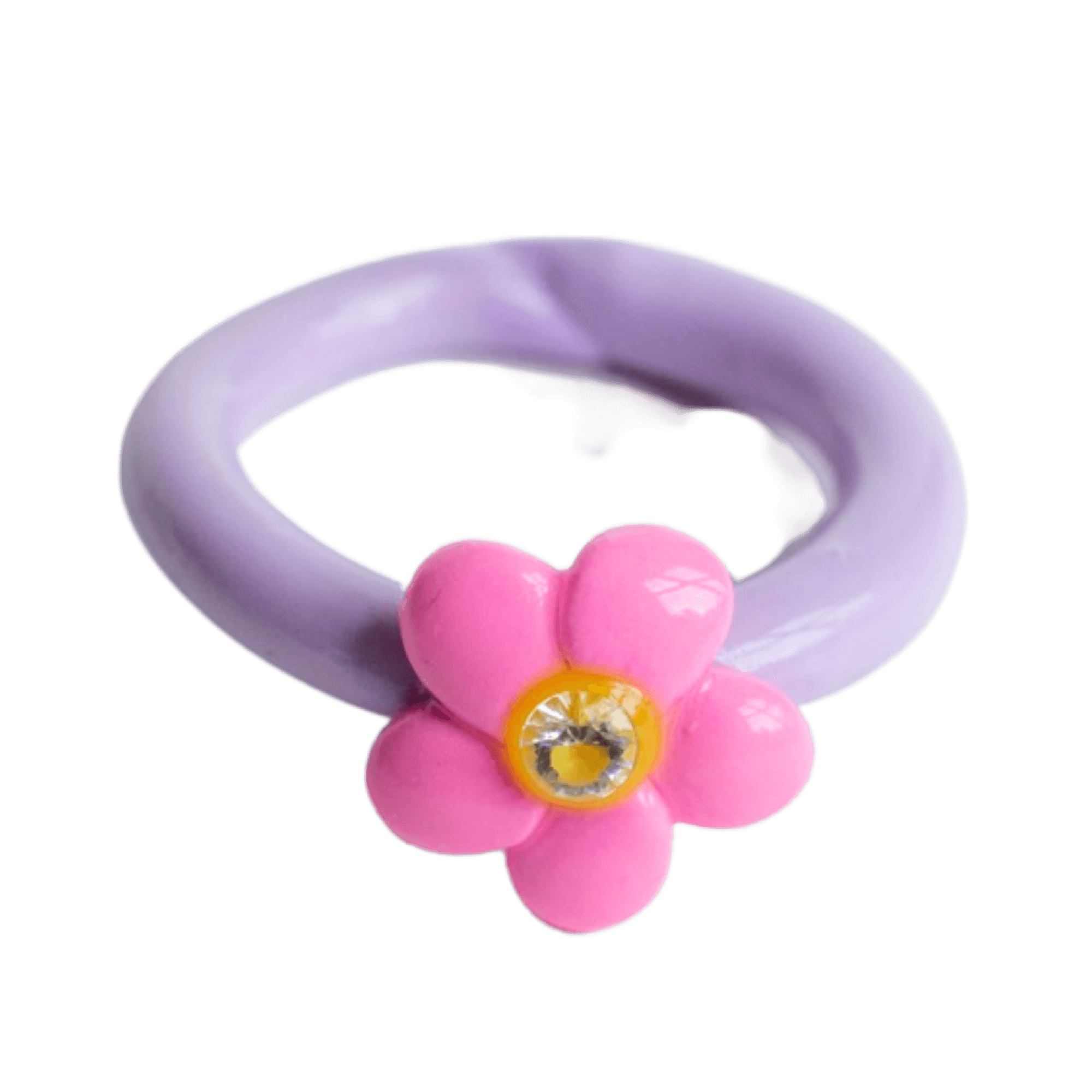 Flower Ring - Grape