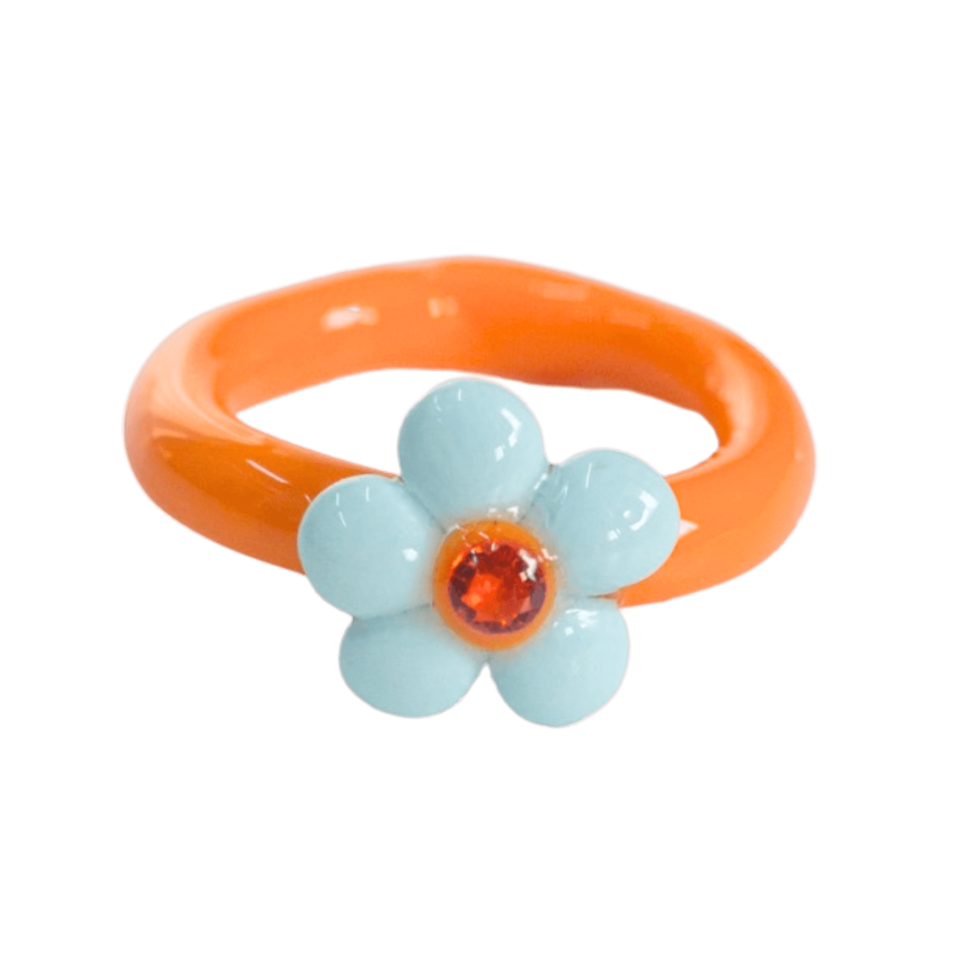 Flower Ring - Orange 1