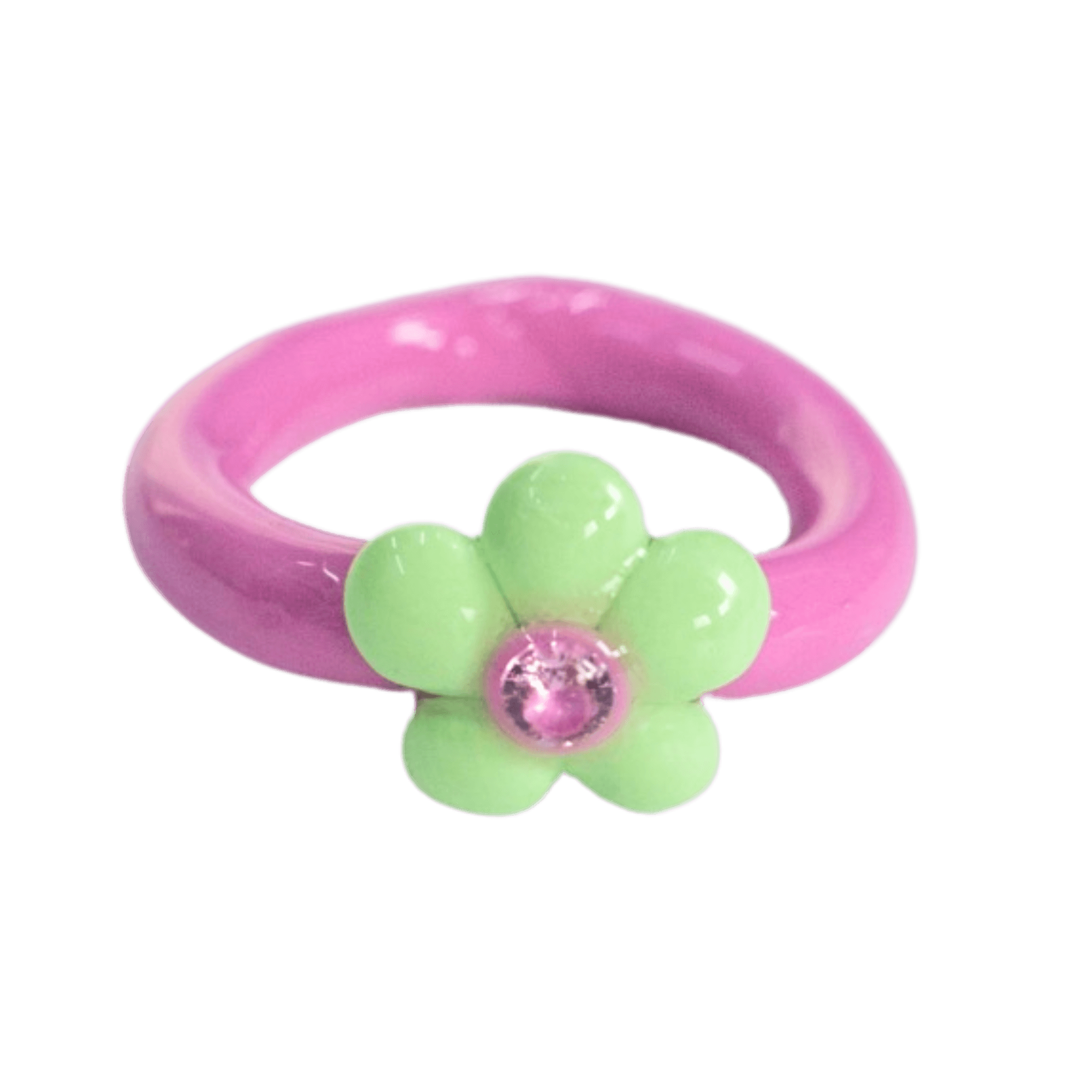 Flower Ring - Pink Guava 1