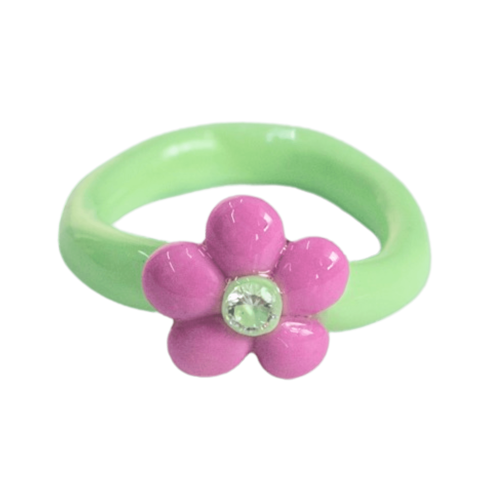 Flower Ring - Pink Guava 2