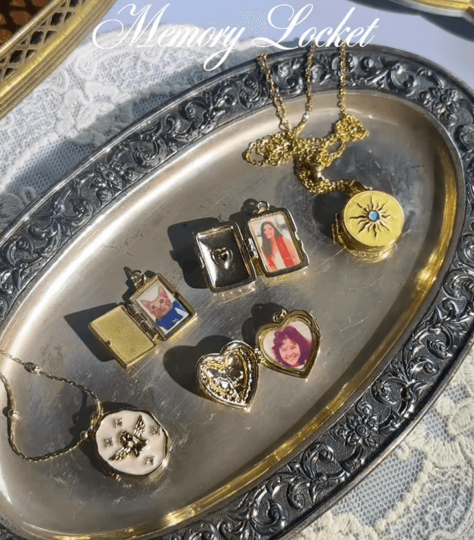 Photo locket charm — put your memories inside