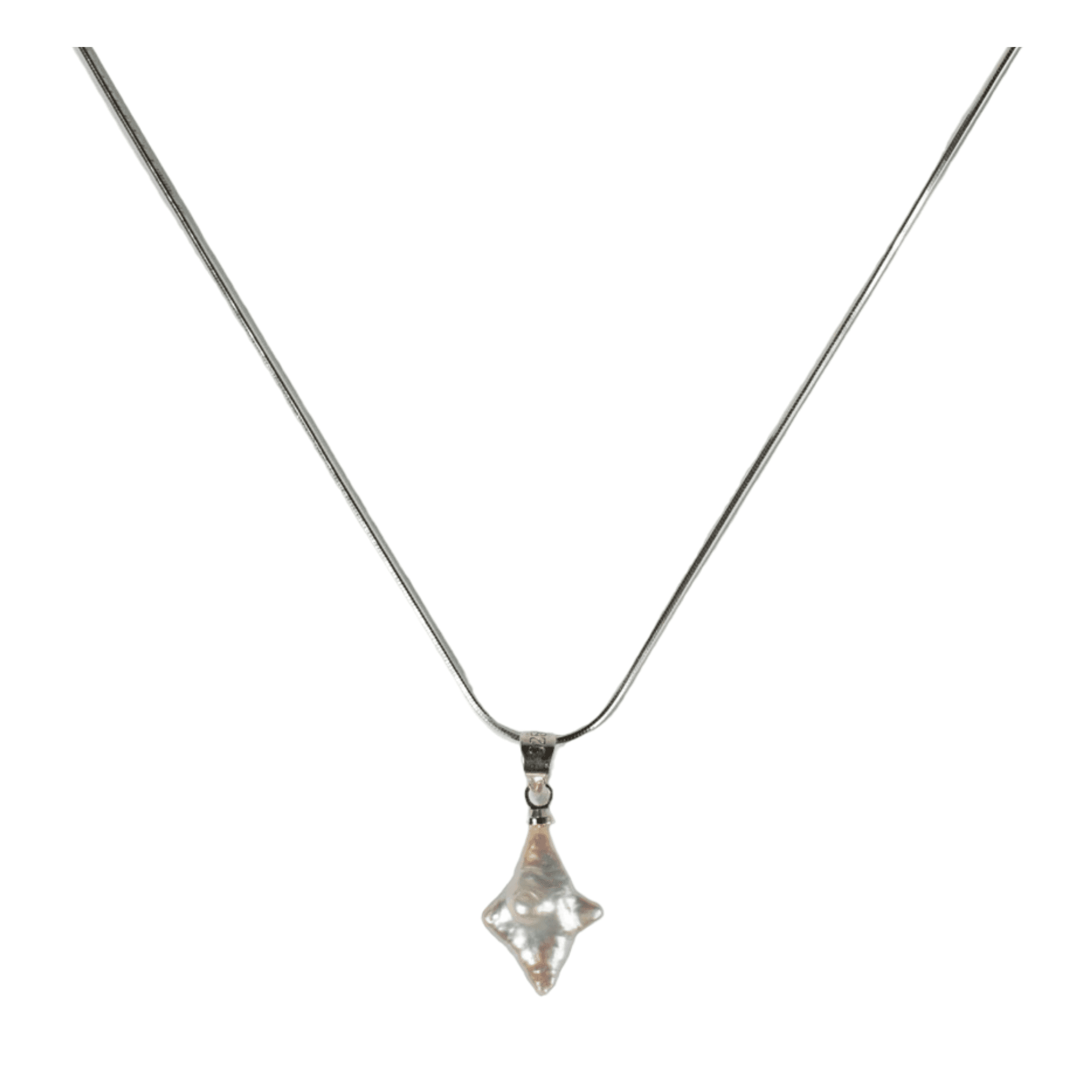 Cosmic North Star Pearl Necklace