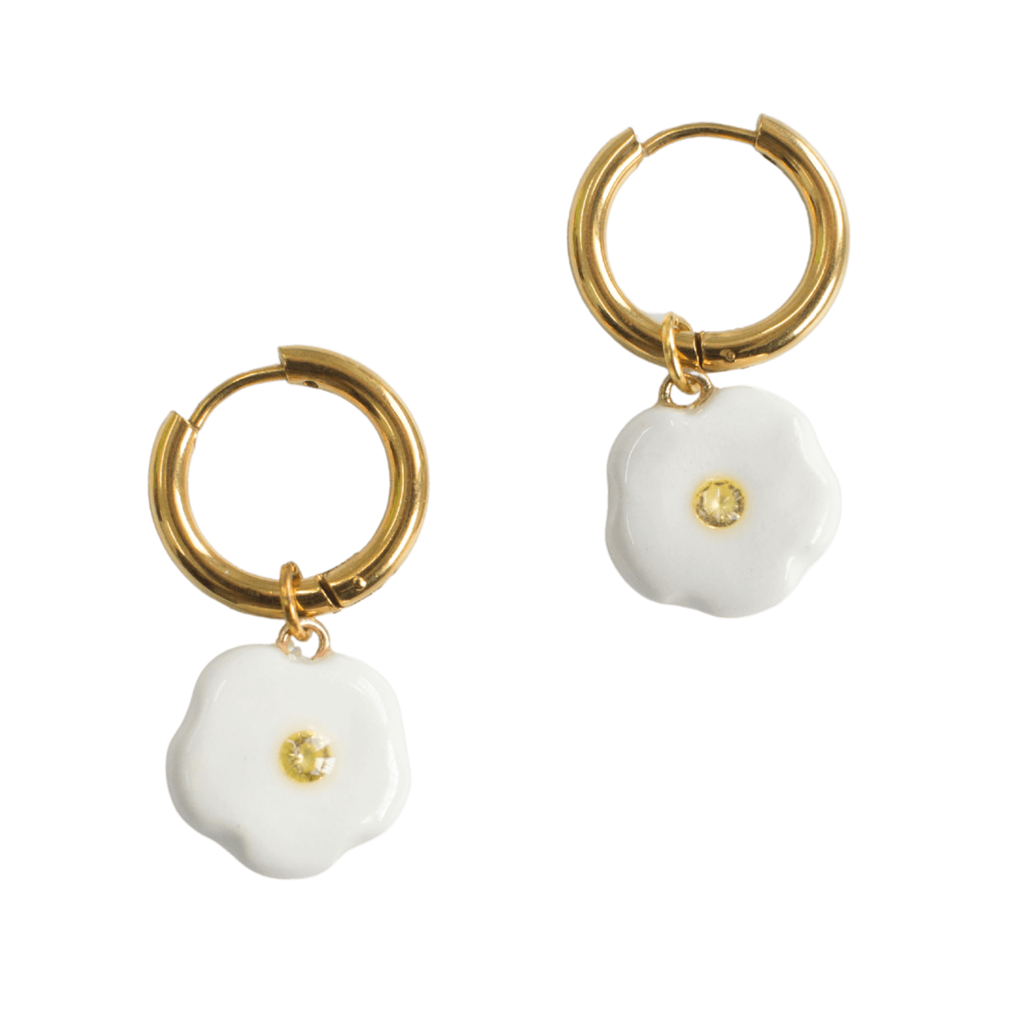 Flower Pop Drop Earrings - Daisy