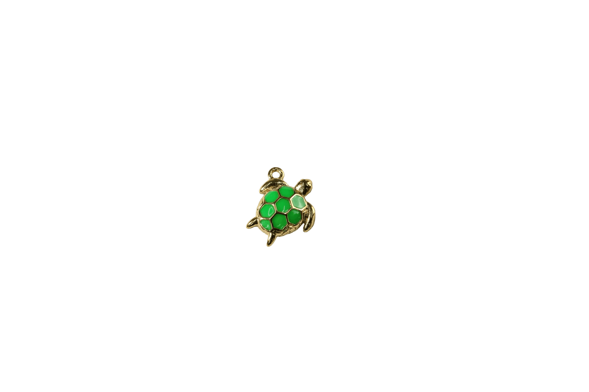 Green Turtle Charm