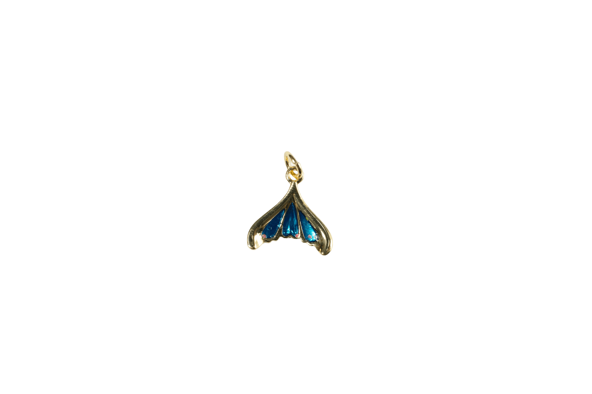 fish whale tail Wing Charm