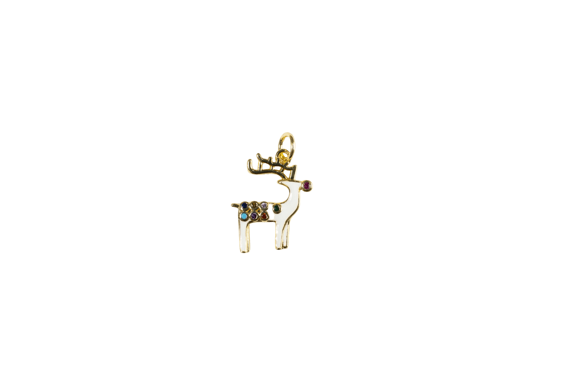 Colorful Reindeer Charm