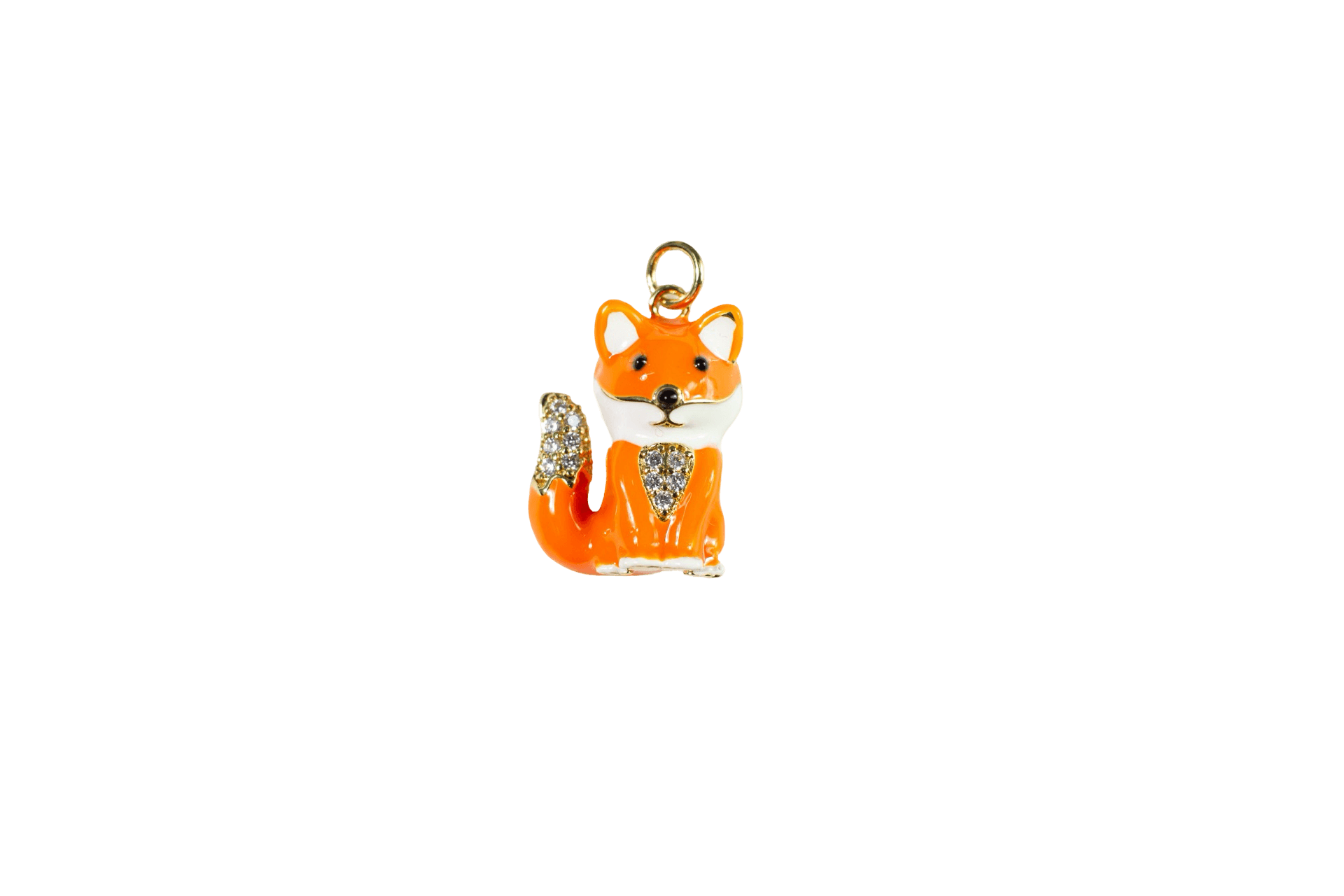 Enamel Fox Charm
