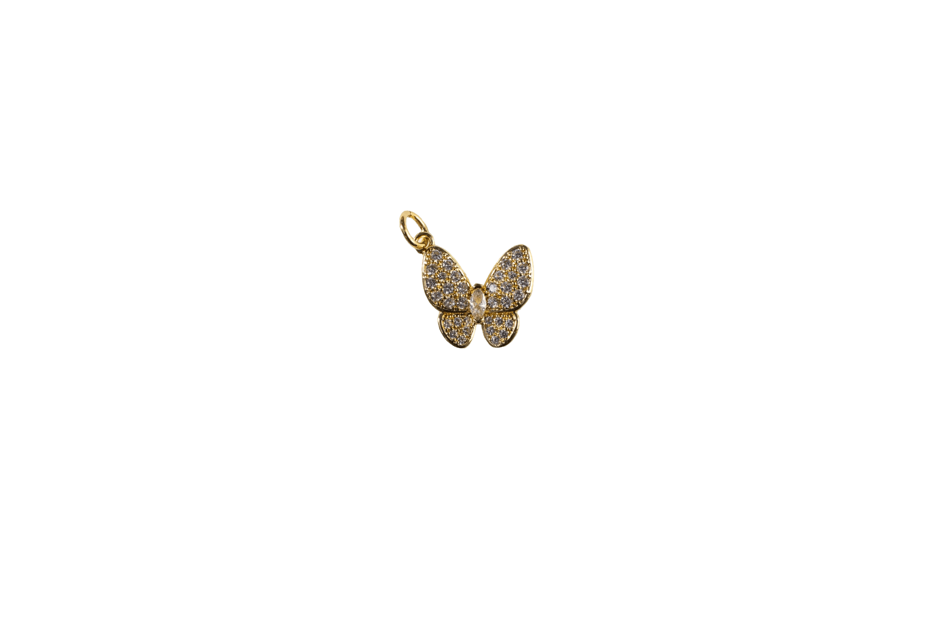 Sparkling Butterfly Charm