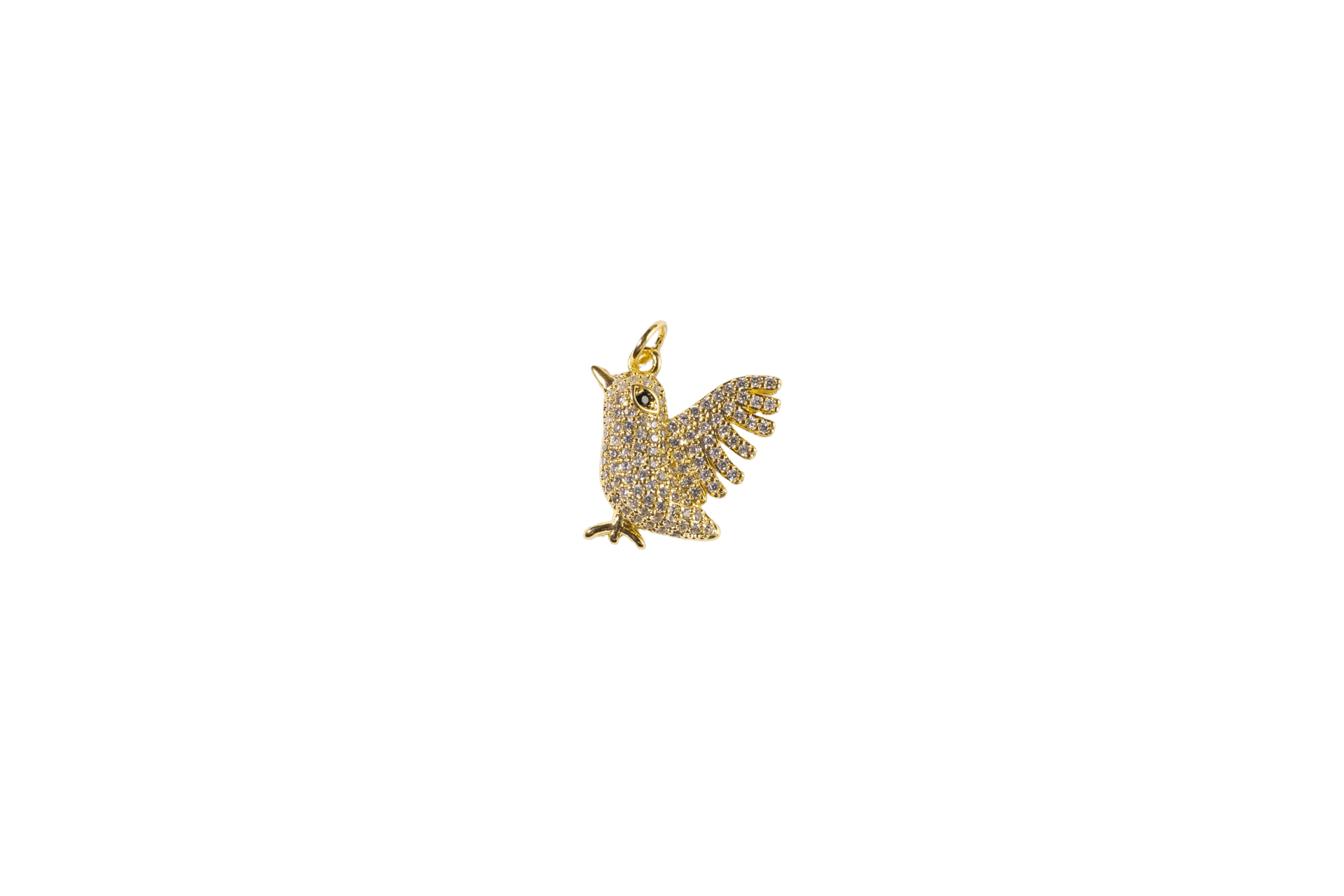 Sparkling Bird Charm