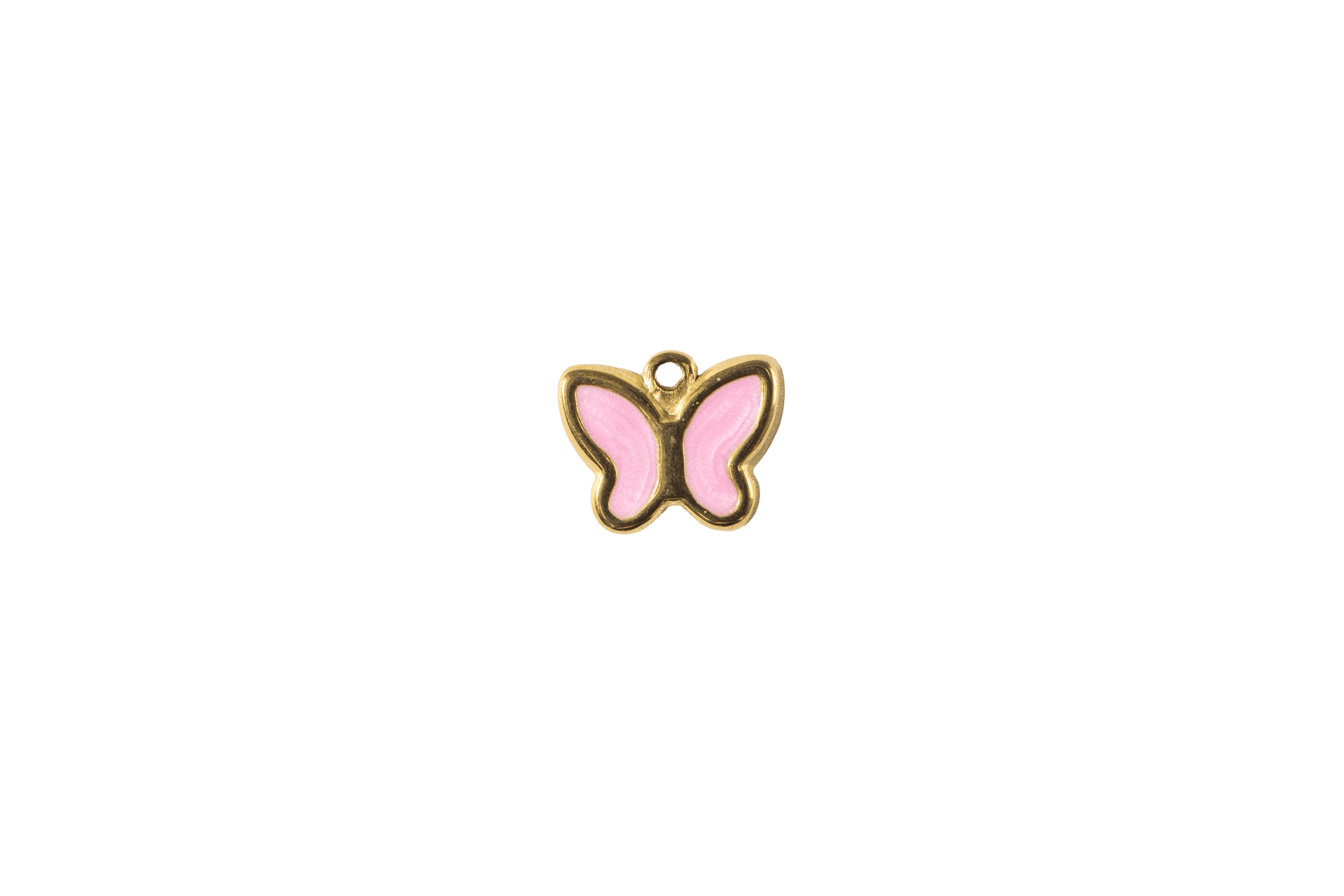 Pink Butterfly Charm