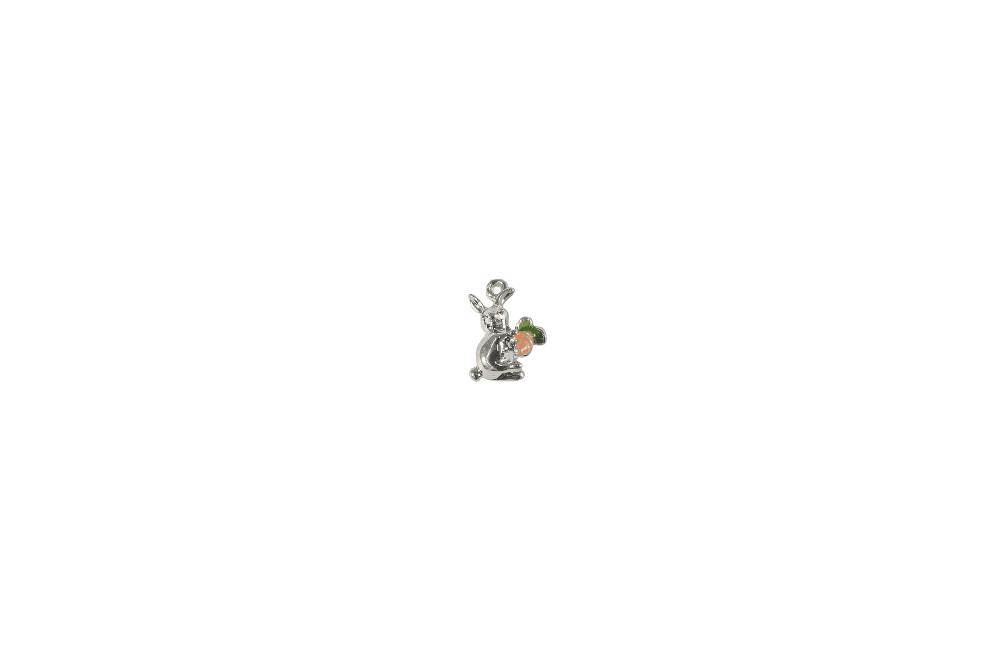 Bunny with Carrot Charm