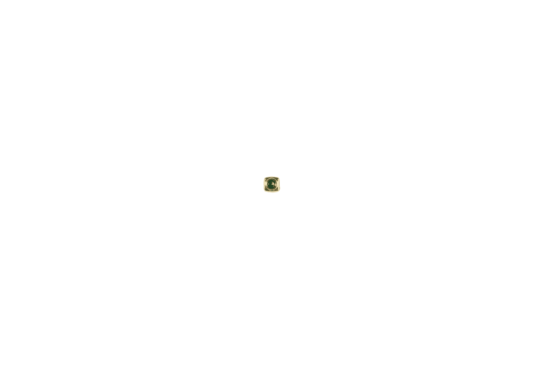 Square Evil Eye Charm