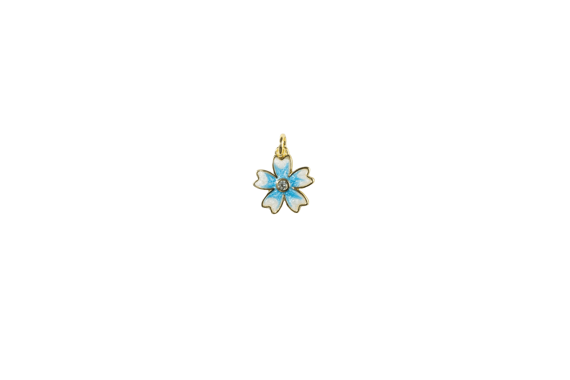 Blue Flower Charm