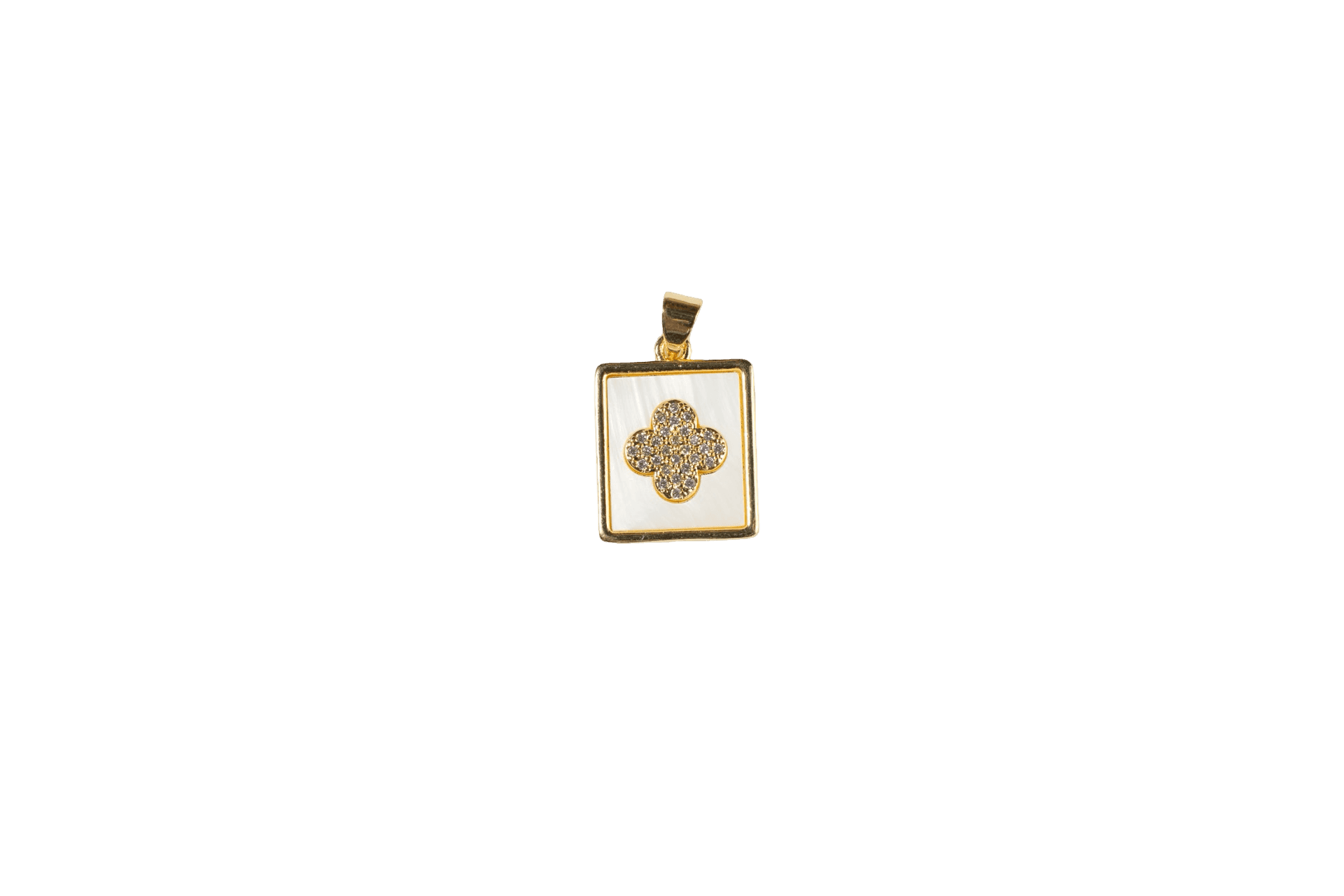 Gold Floral Charm
