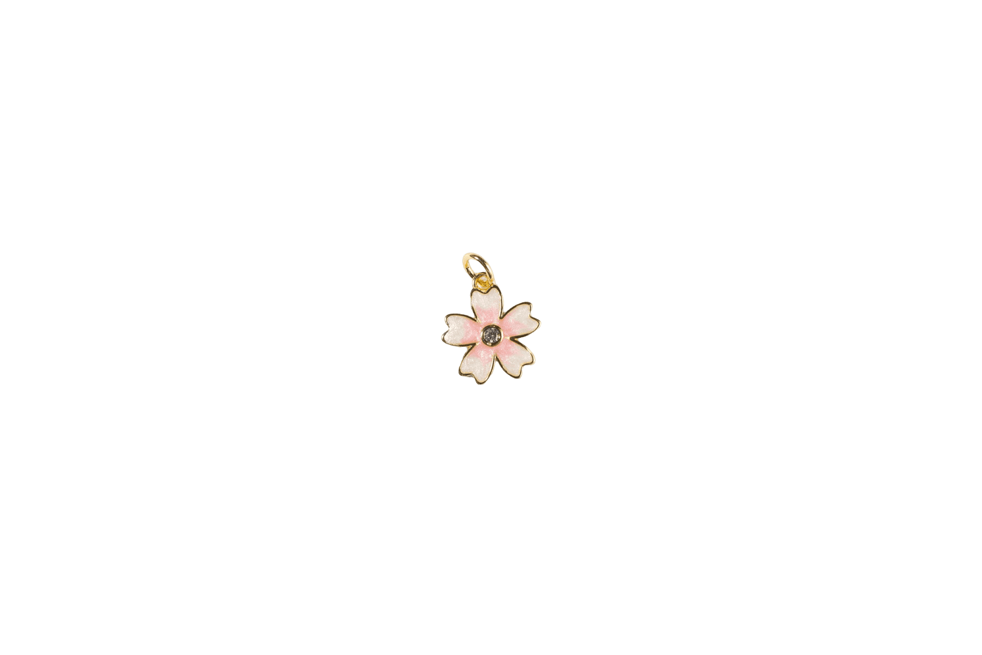 Pink Flower Charm