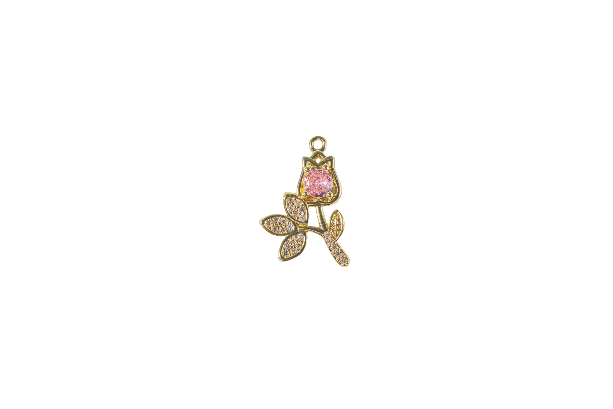 Elegant Rose Charm
