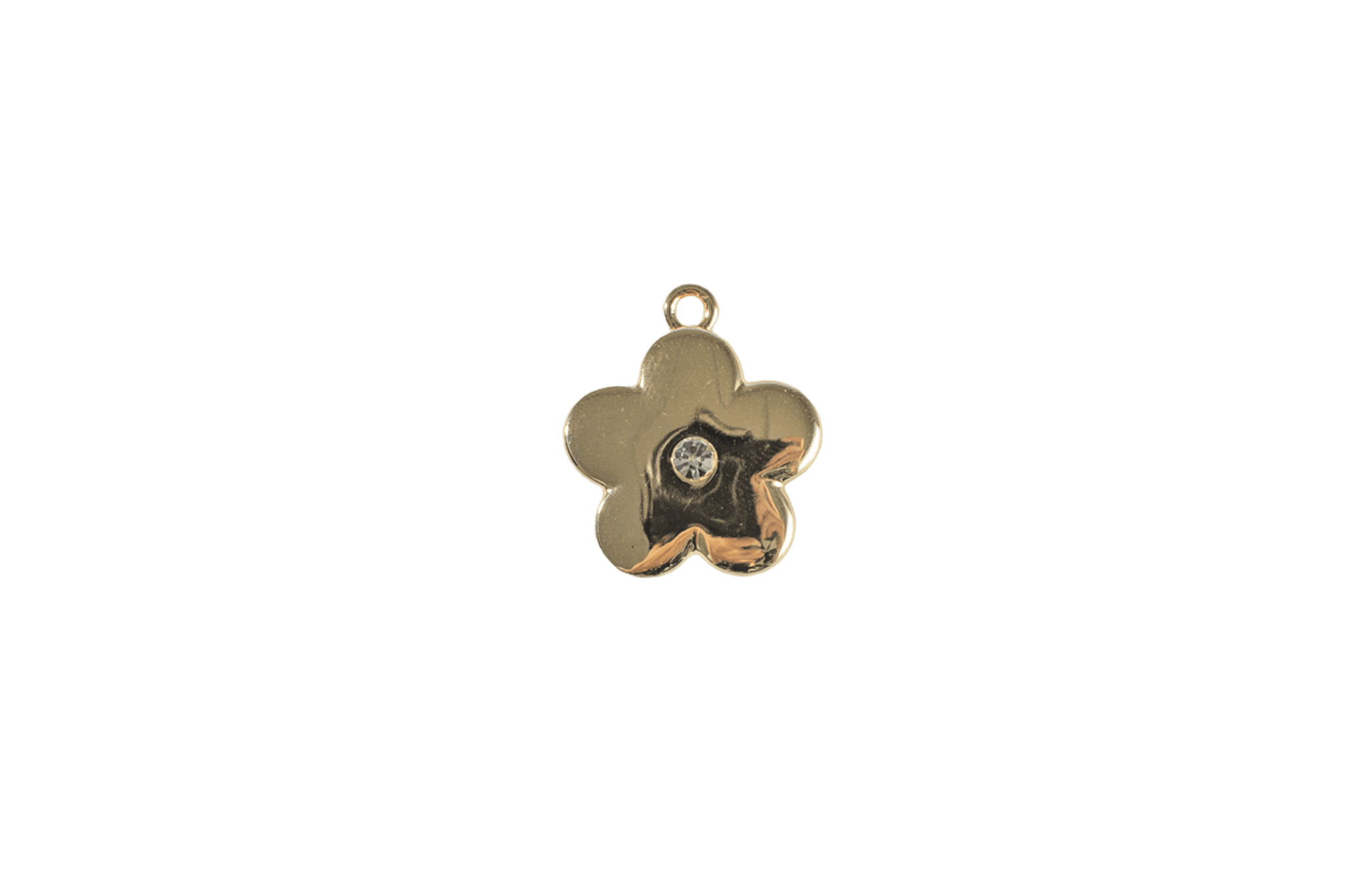Gold Flower Charm