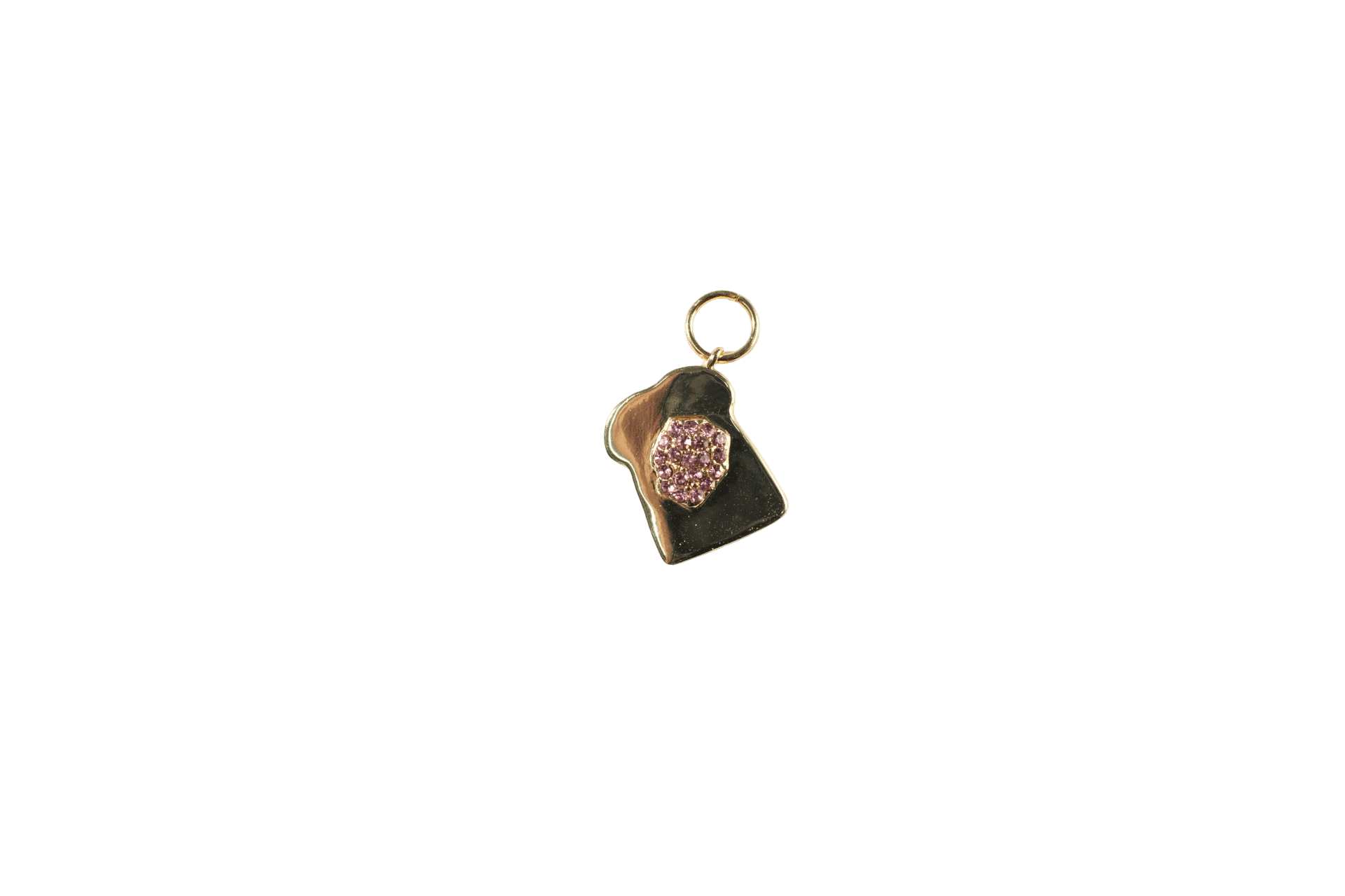 Sparkling Bread Slice Charm