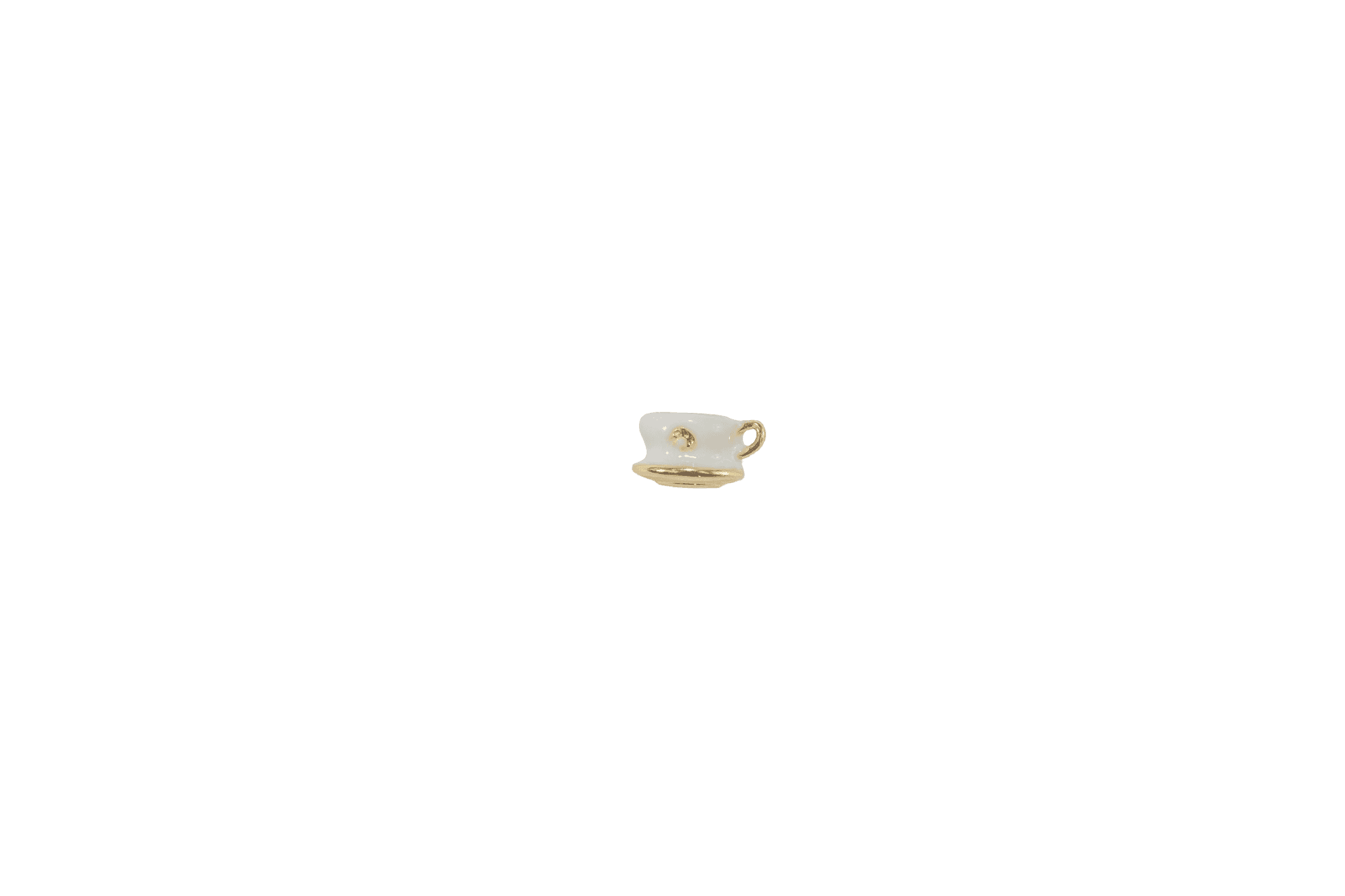Miniature Coffee Cup Charm