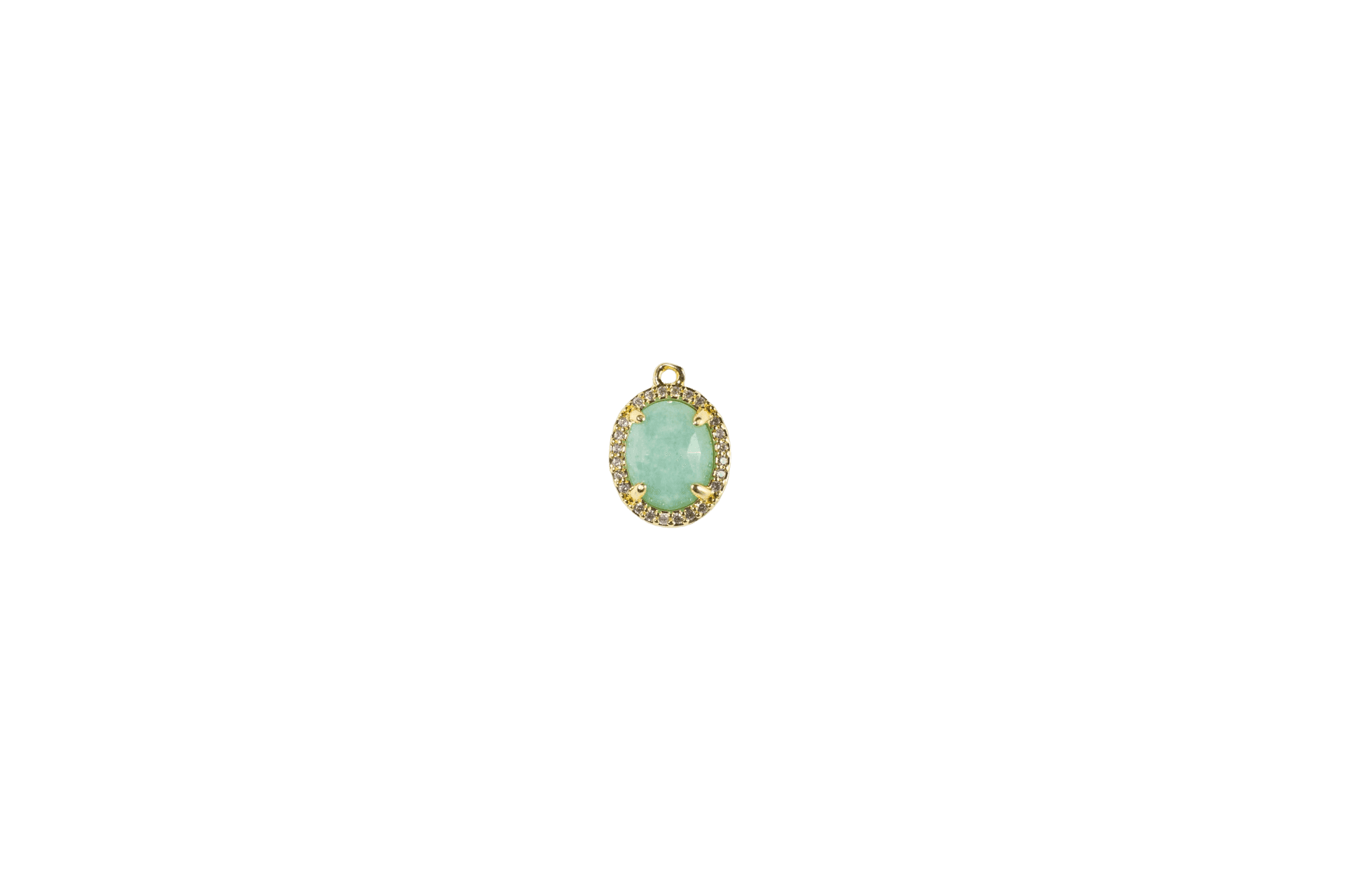 Aqua Stone Charm