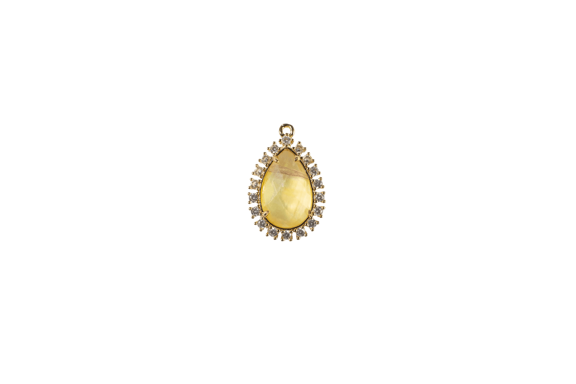 Teardrop Gemstone Pendant