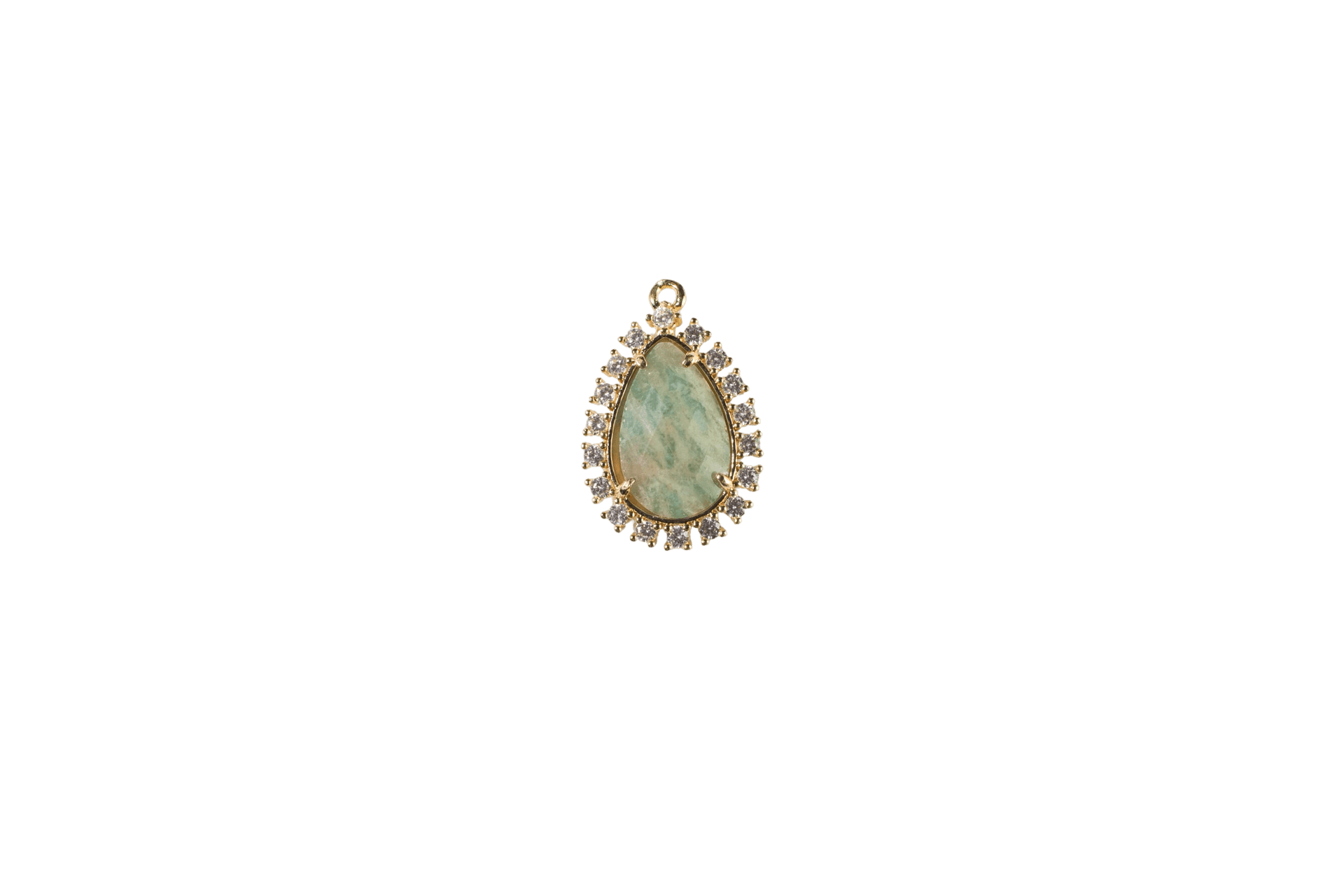 Teardrop Gemstone Pendant