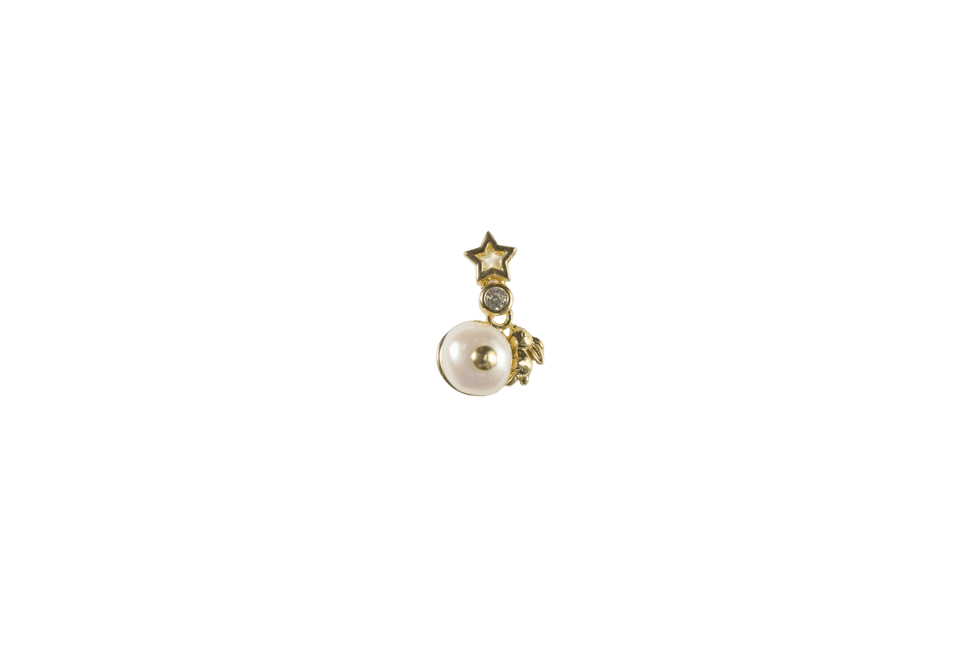 Star and Pearl Charm