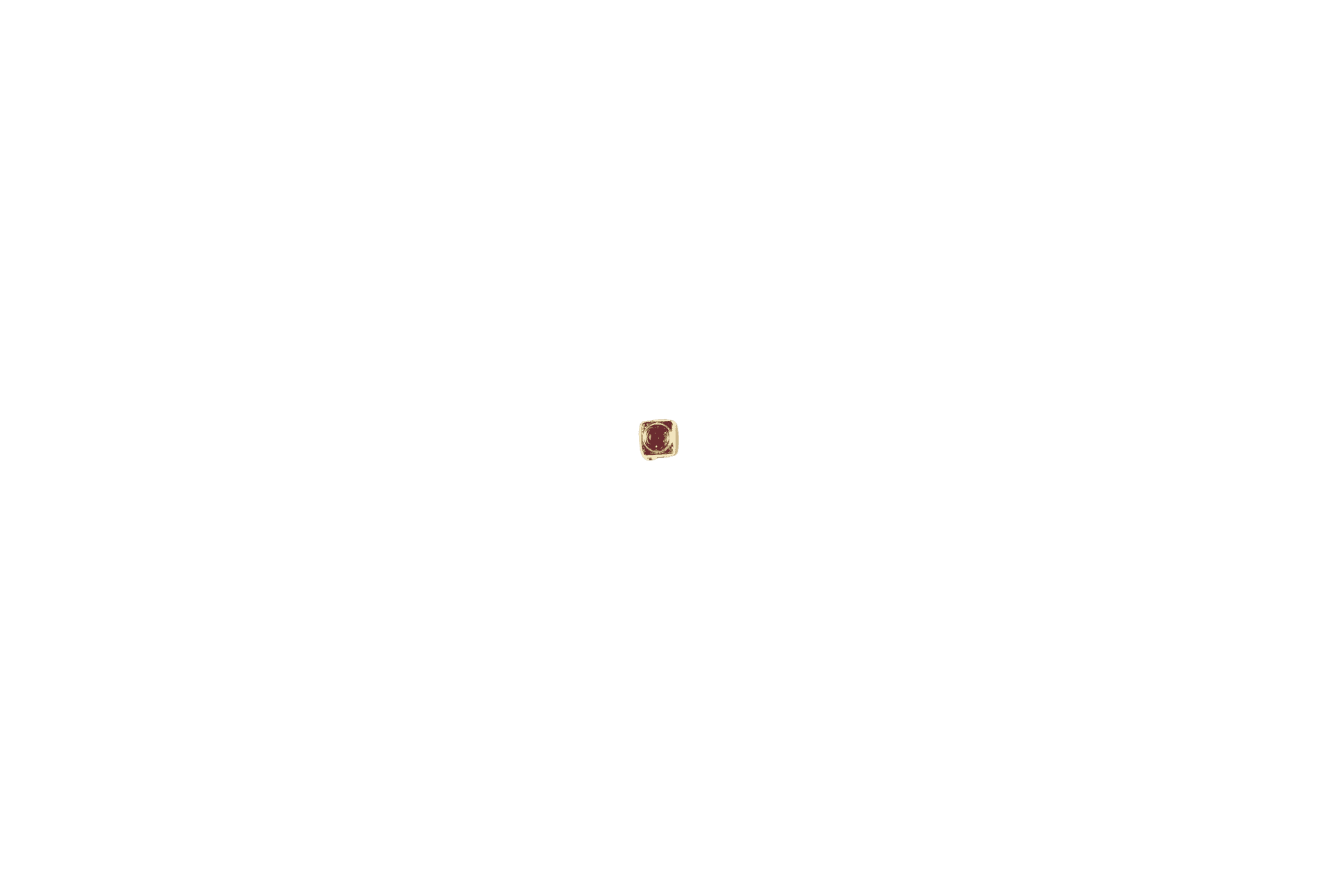 Ruby Square Charm