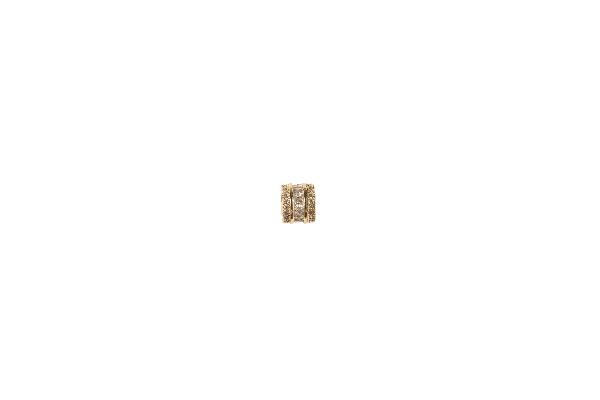 Elegant Crystal Band Charm
