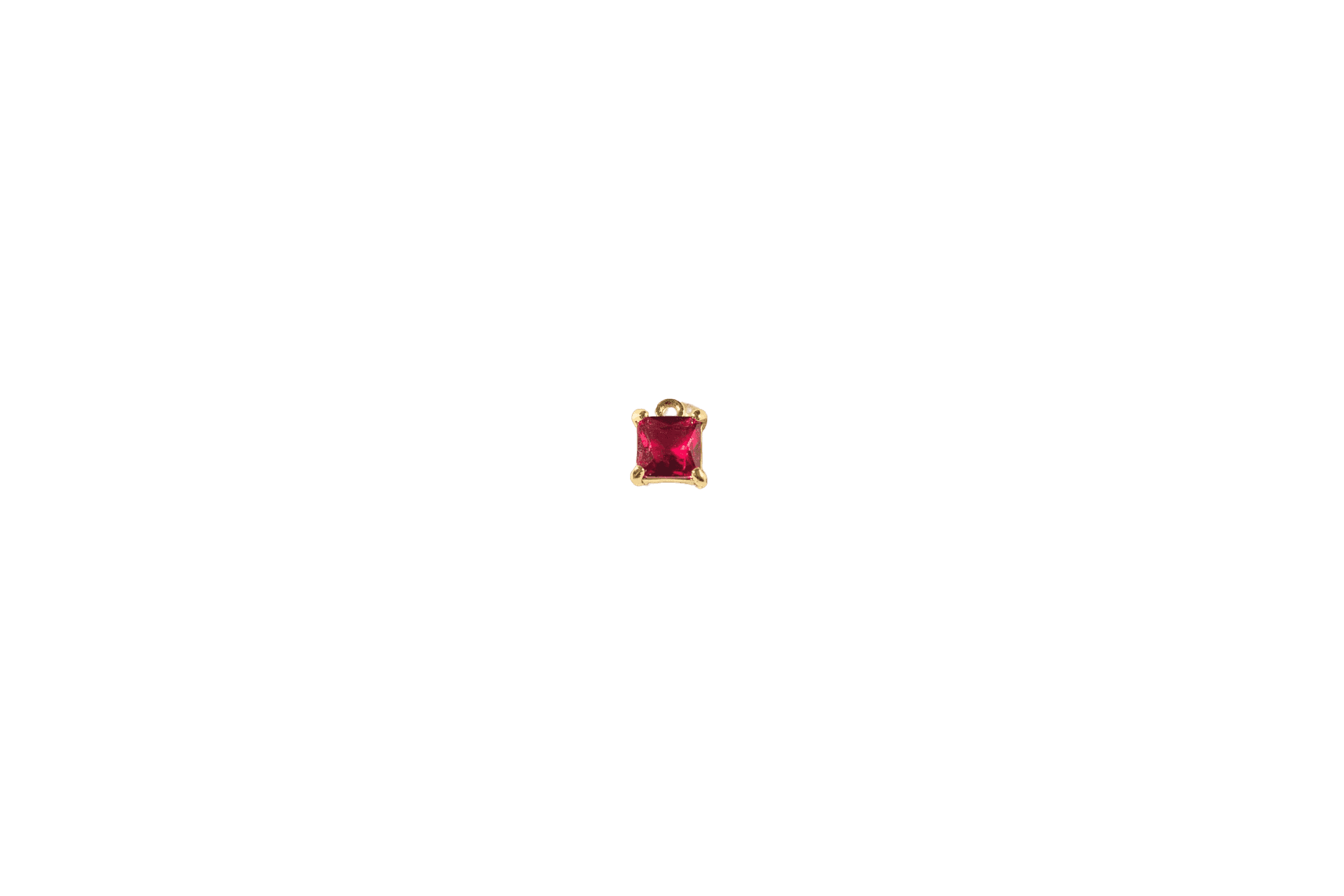 Ruby Square Charm