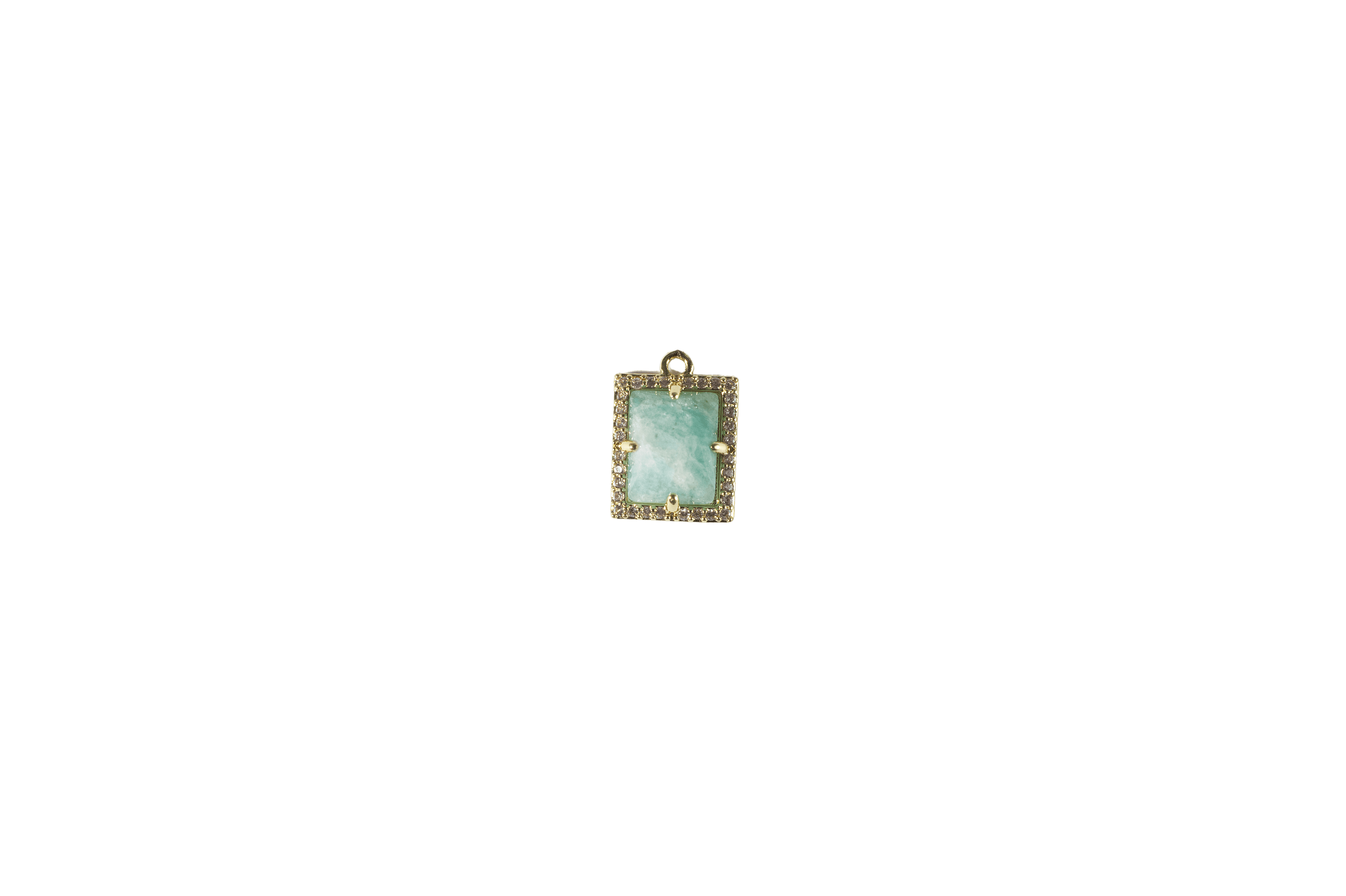 Rectangular Gemstone Pendant
