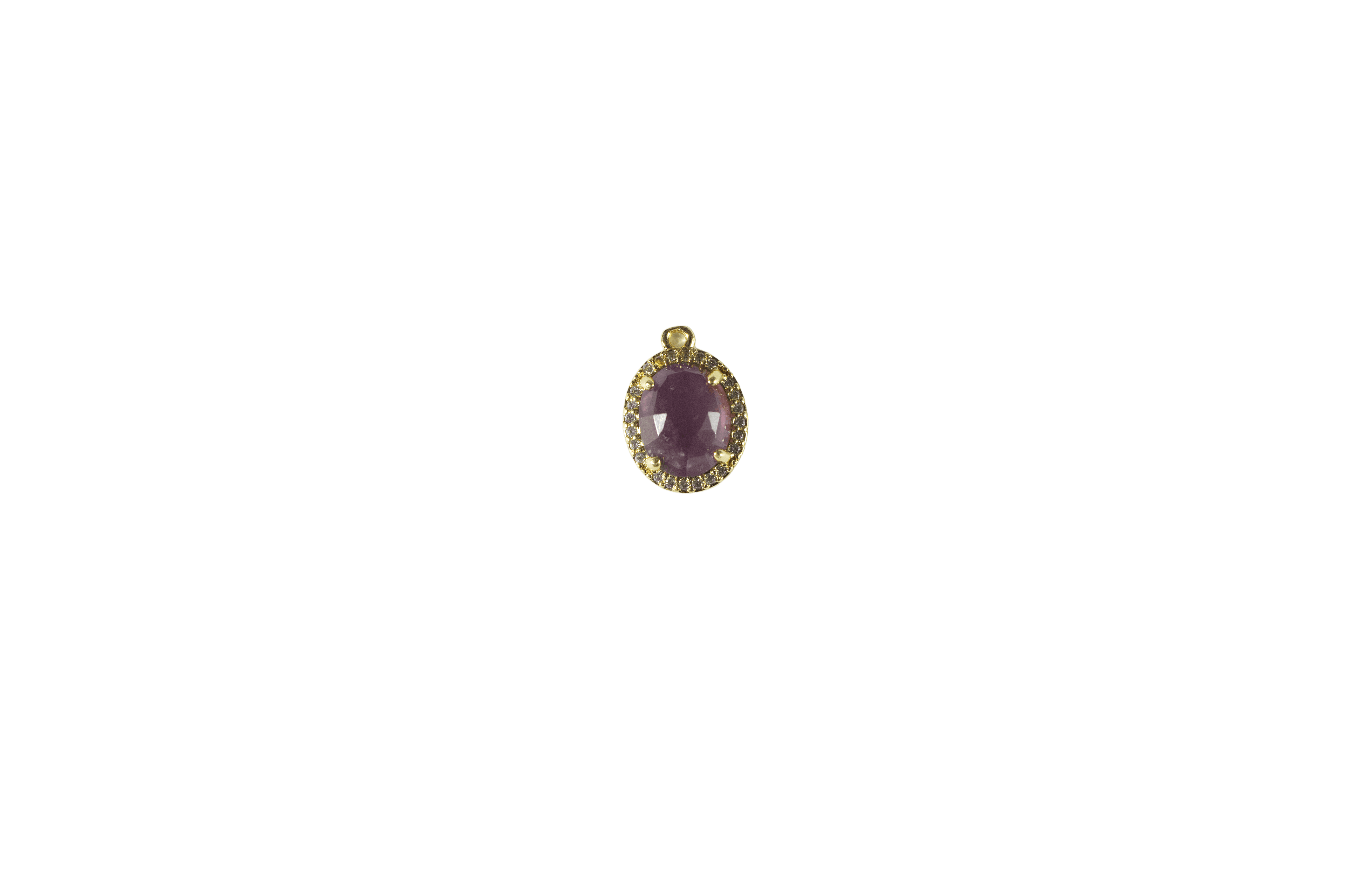 Purple Gemstone Pendant