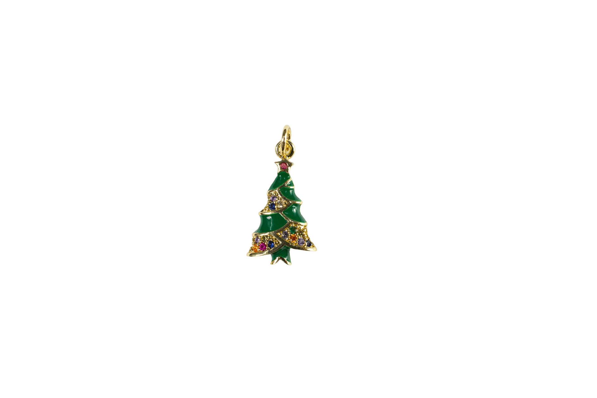 Enamel Christmas Tree Charm