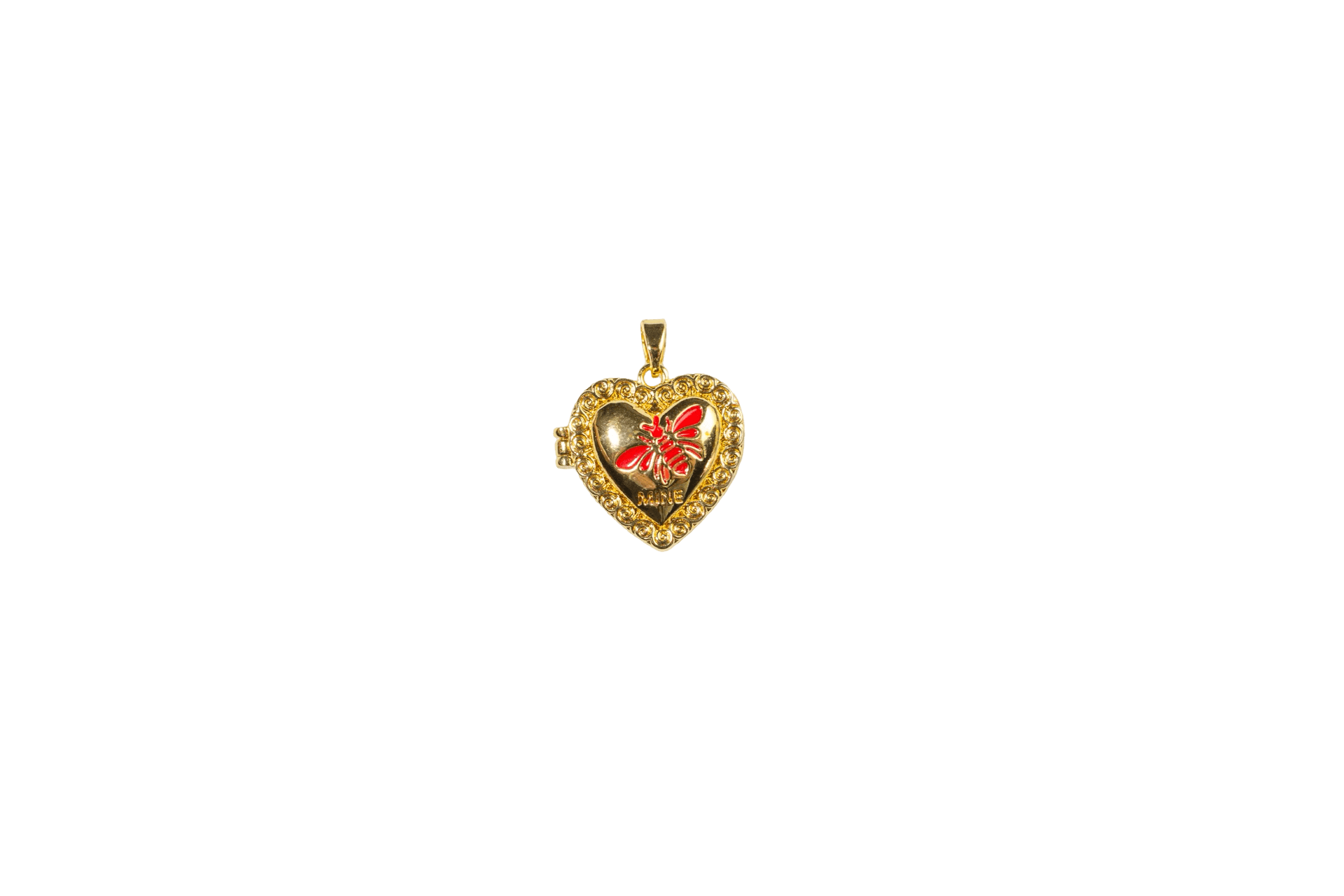 Butterfly Heart Locket