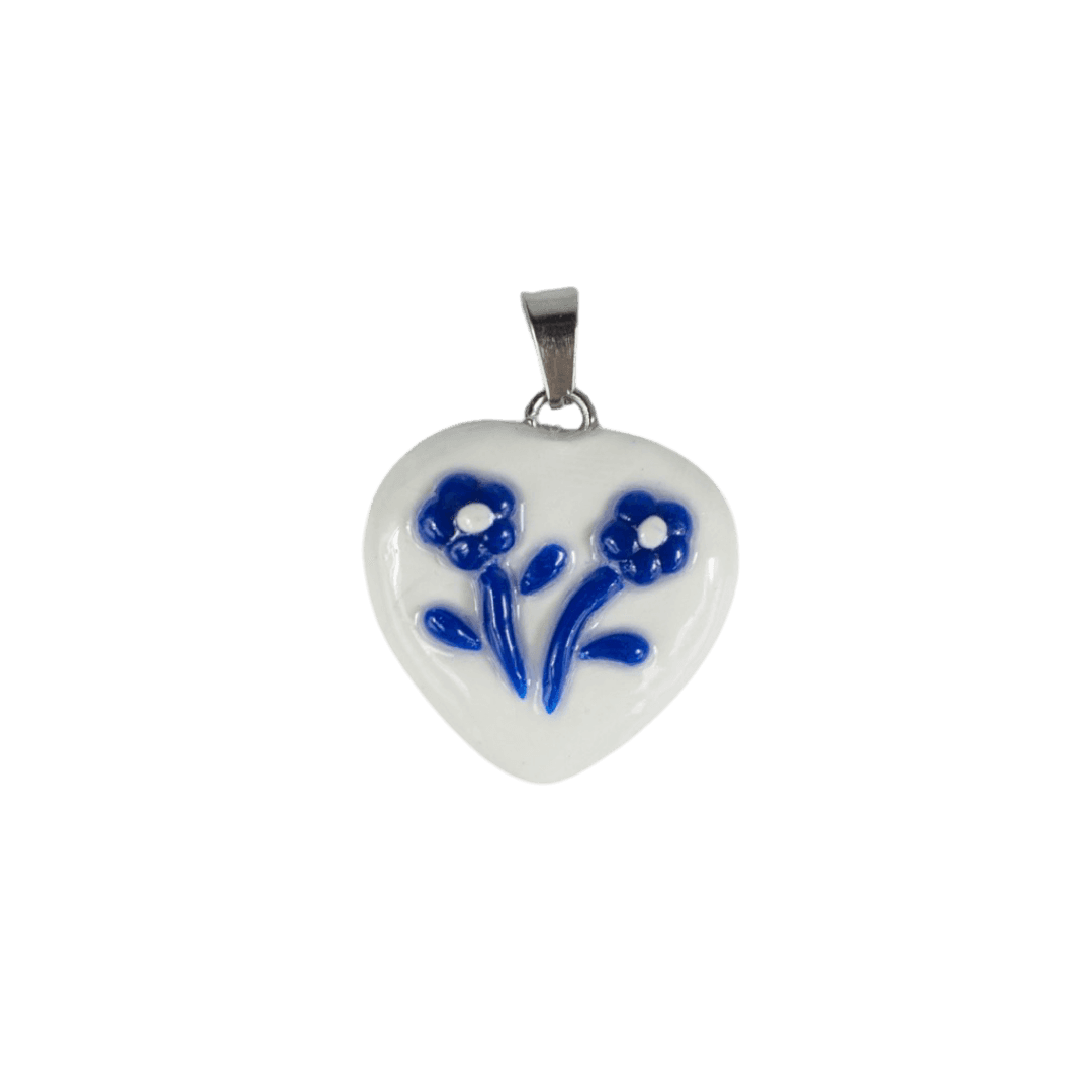 Floral Heart Charm