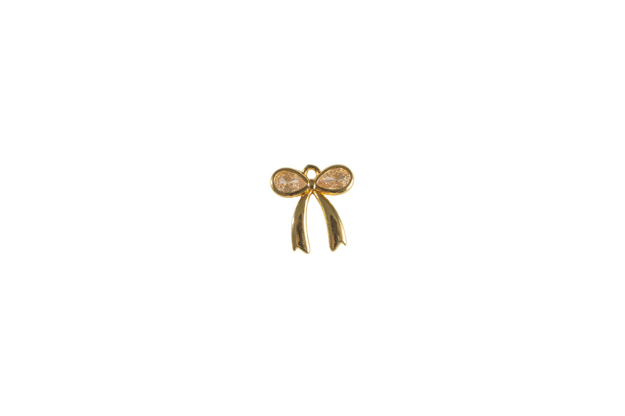 Golden Bow Charm