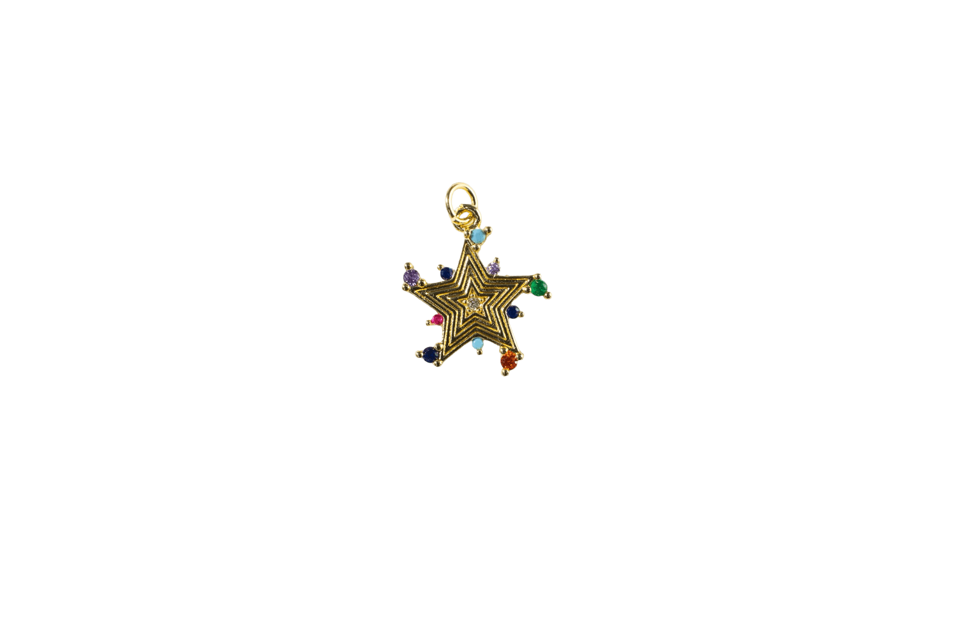 Colorful Star Charm