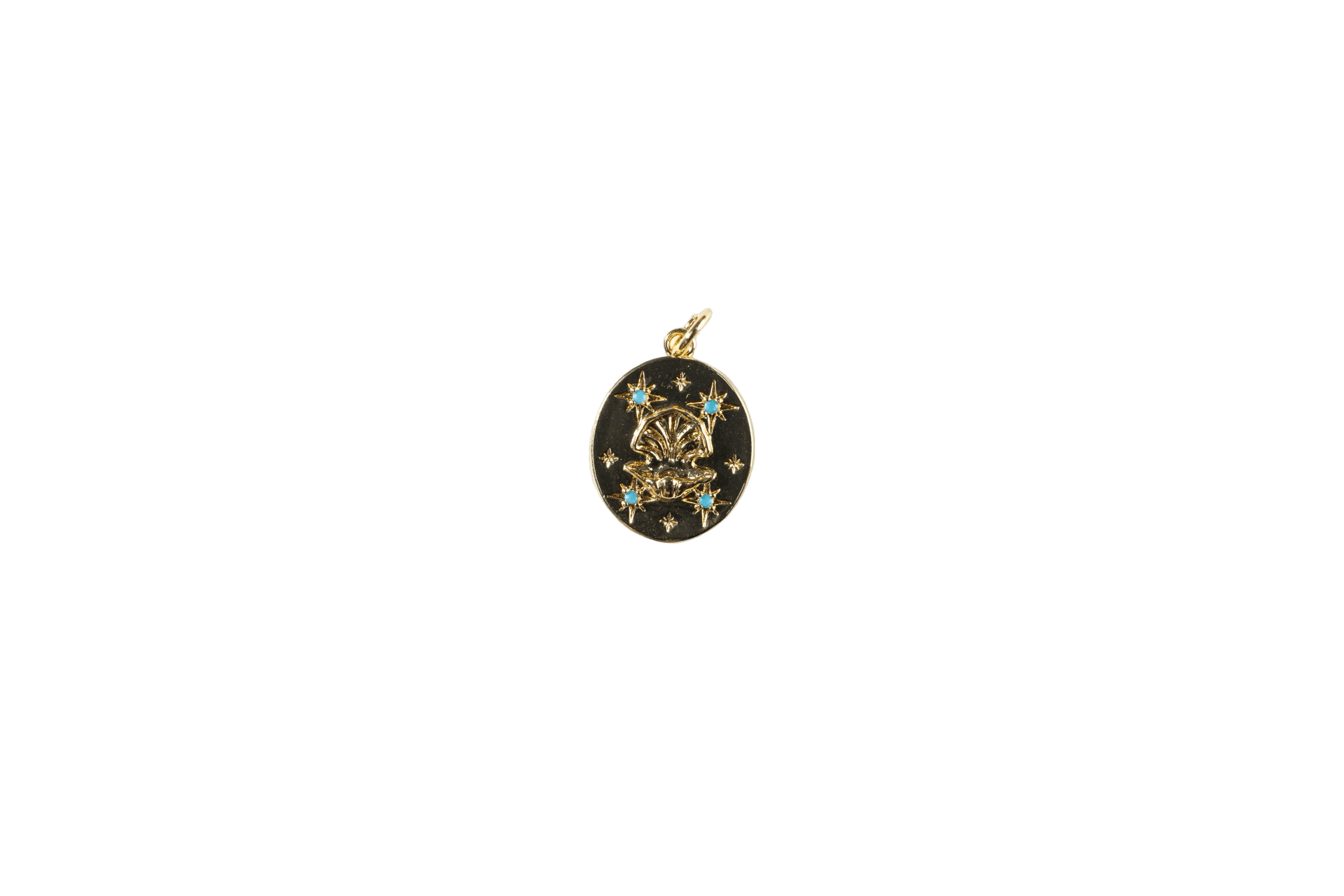 Celestial Charm with Stars and Floral Design