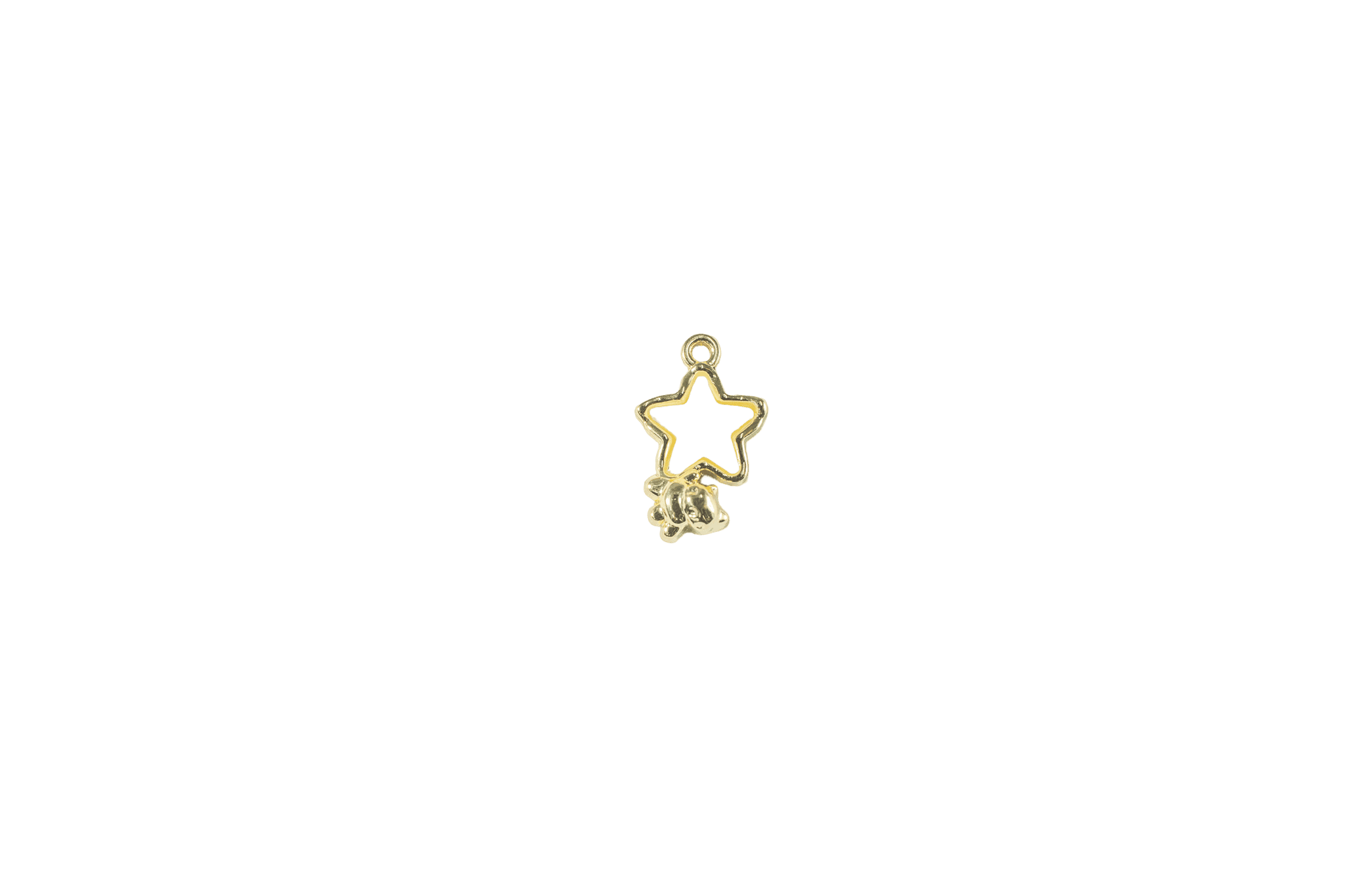 Gold Star Charm