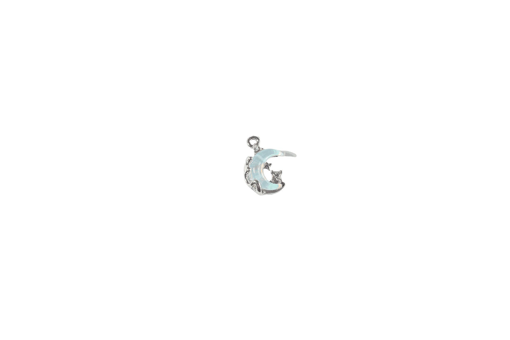 Sterling Silver Crescent Moon Charm