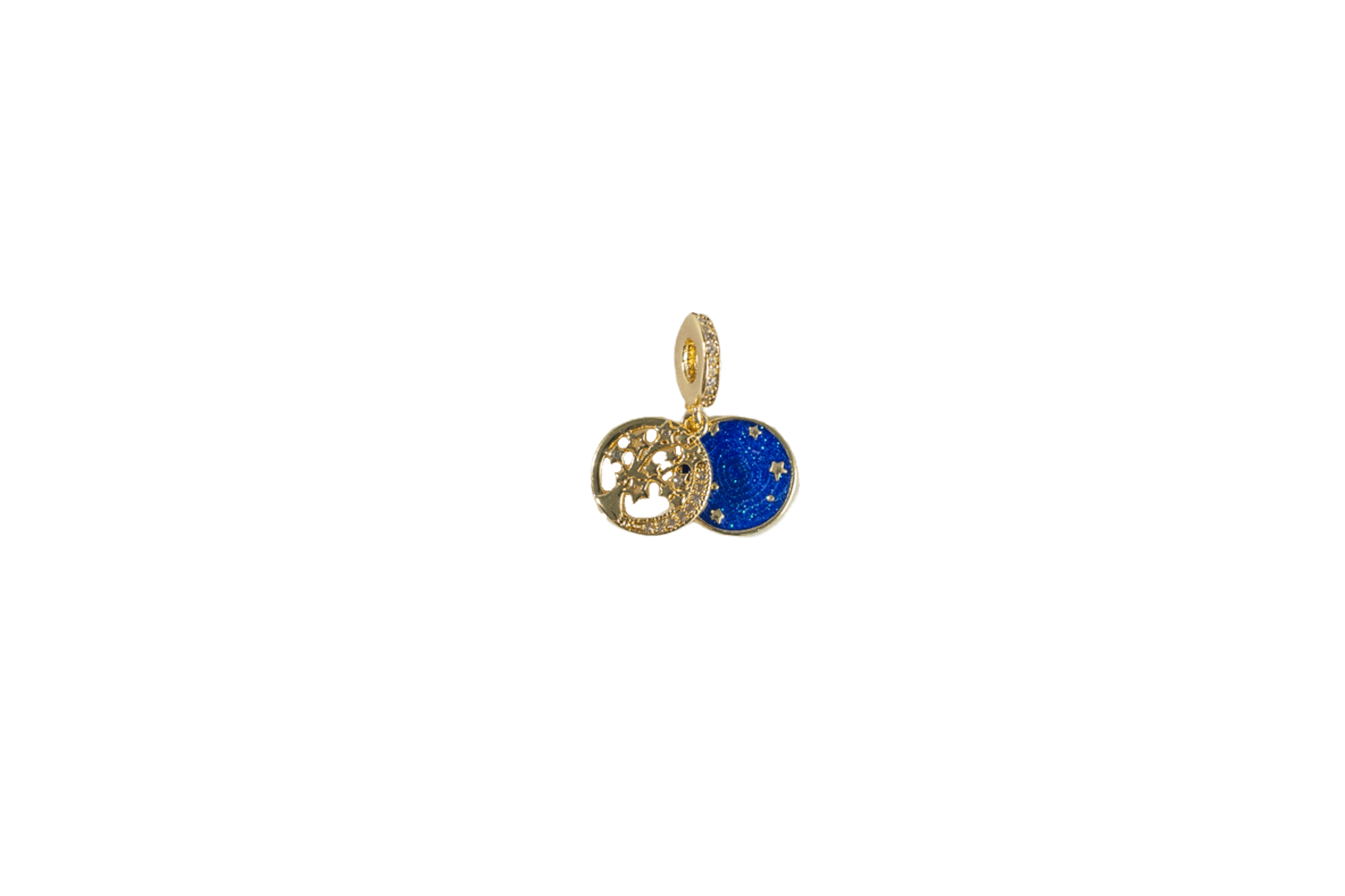 Celestial Moon and Star Charm