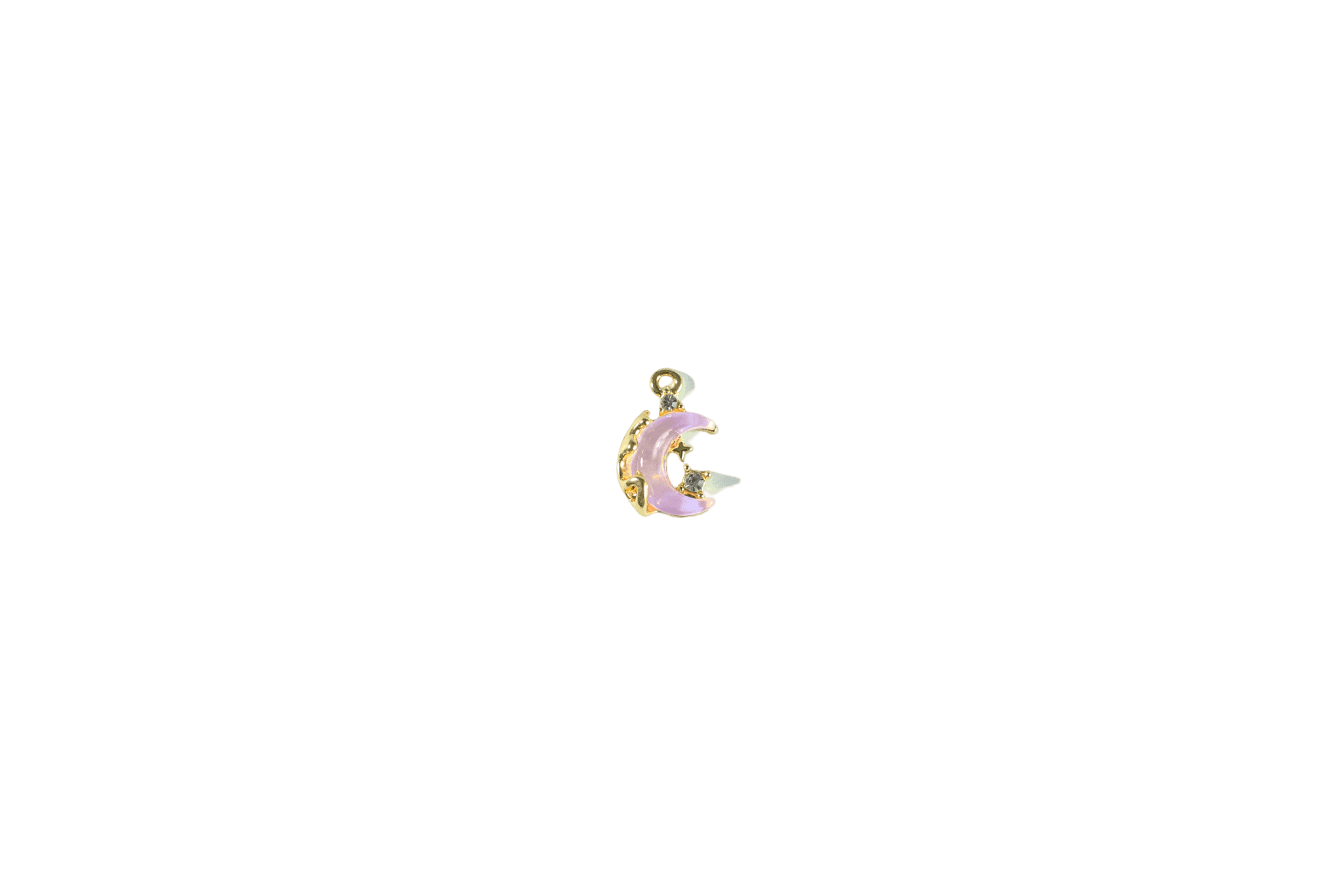 Moon and Star Charm