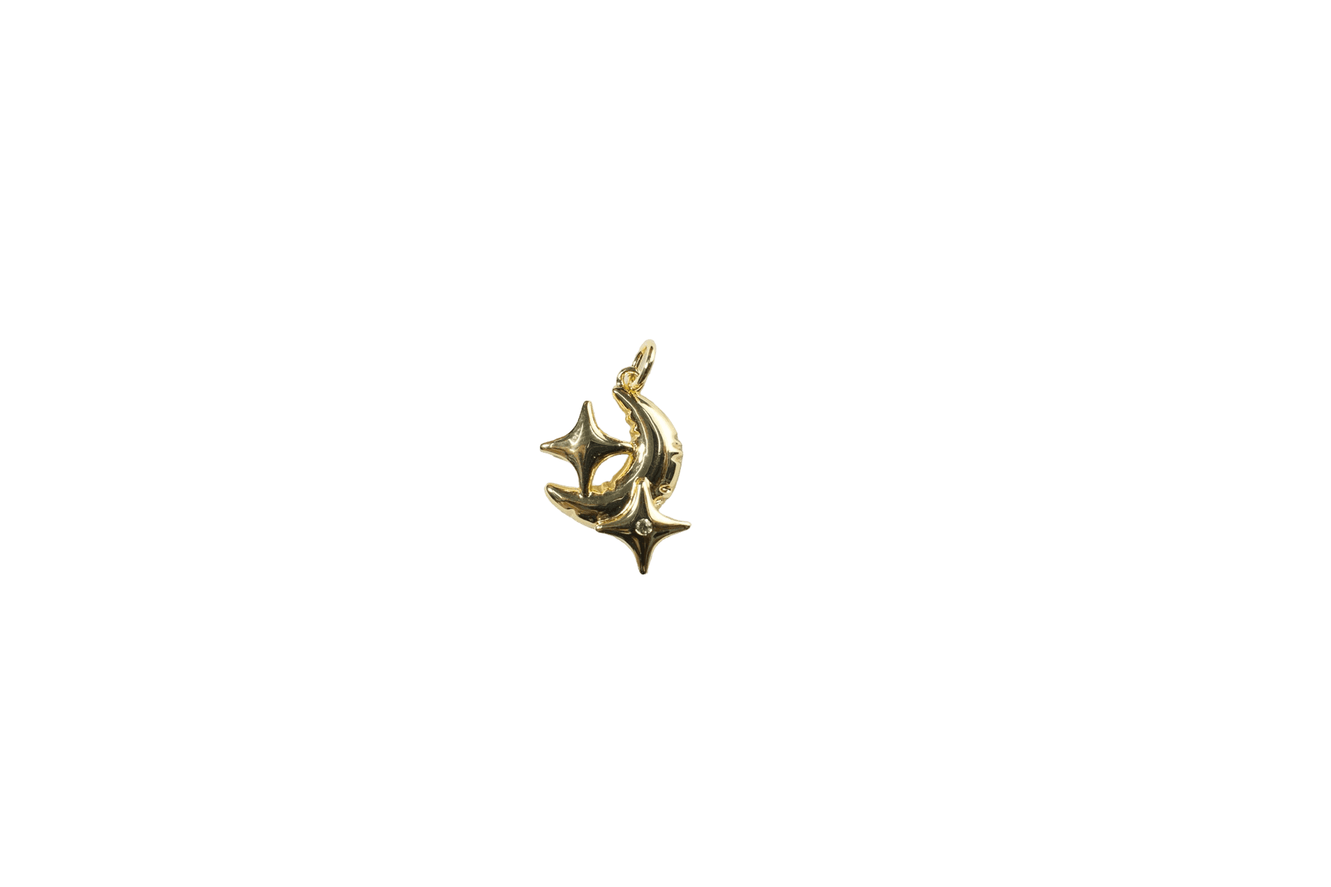 Moon and Stars Charm
