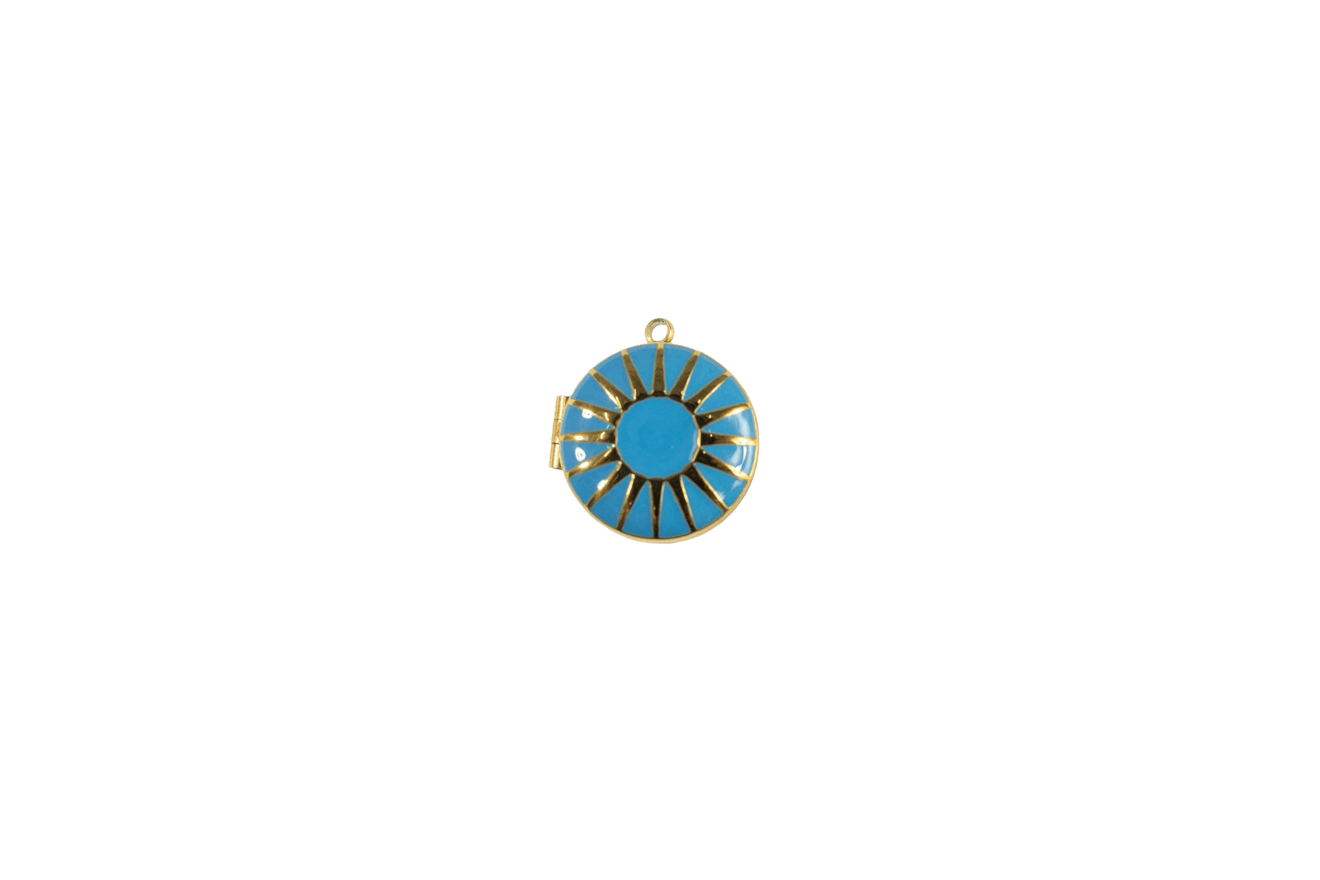 Sunburst Enamel Charm