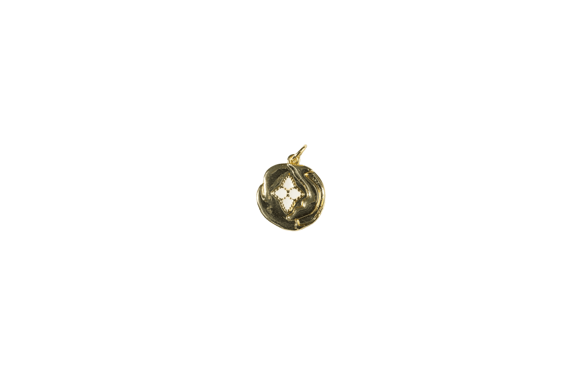 Golden Swirl Charm