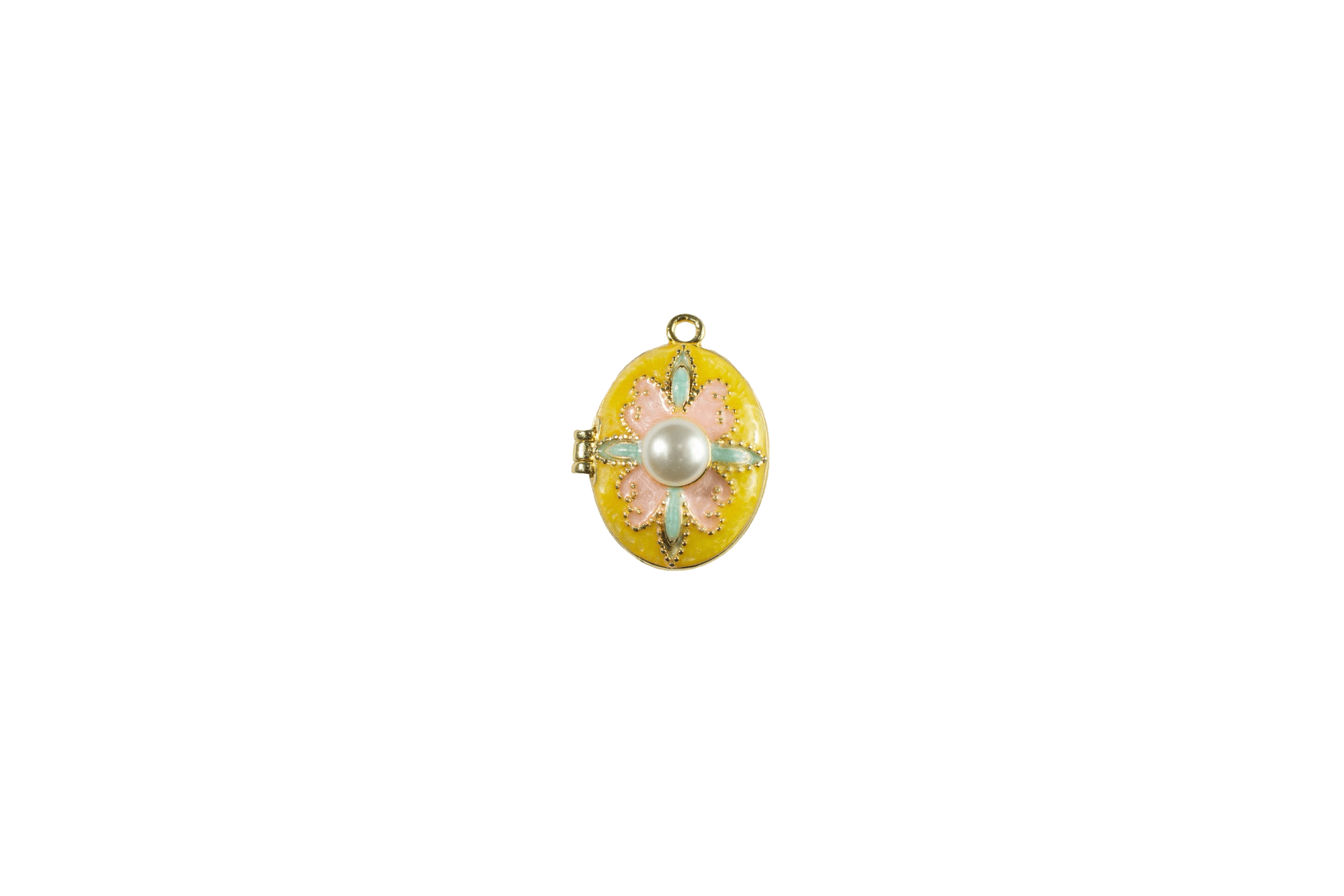 Floral Locket Charm