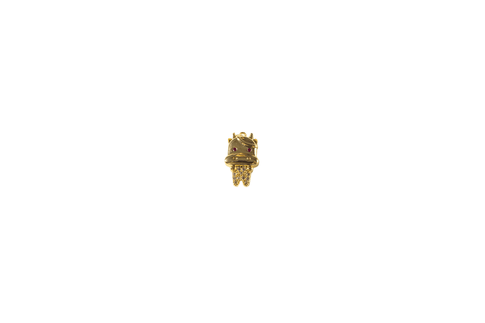 Gold Cow Charm
